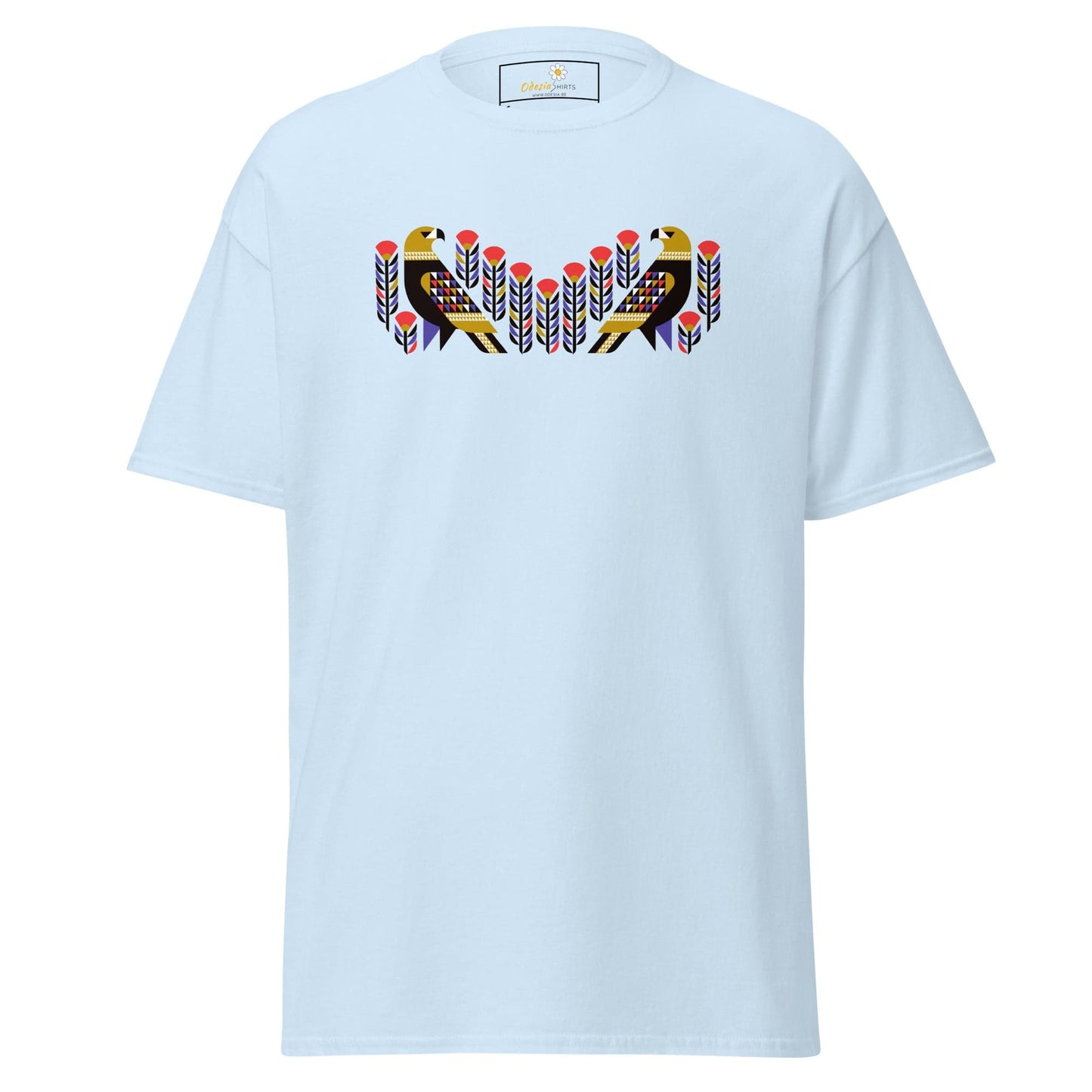 Unisex classic tee - WILD LIFE PERU BIRDS - REGULAR - Light Blue / S