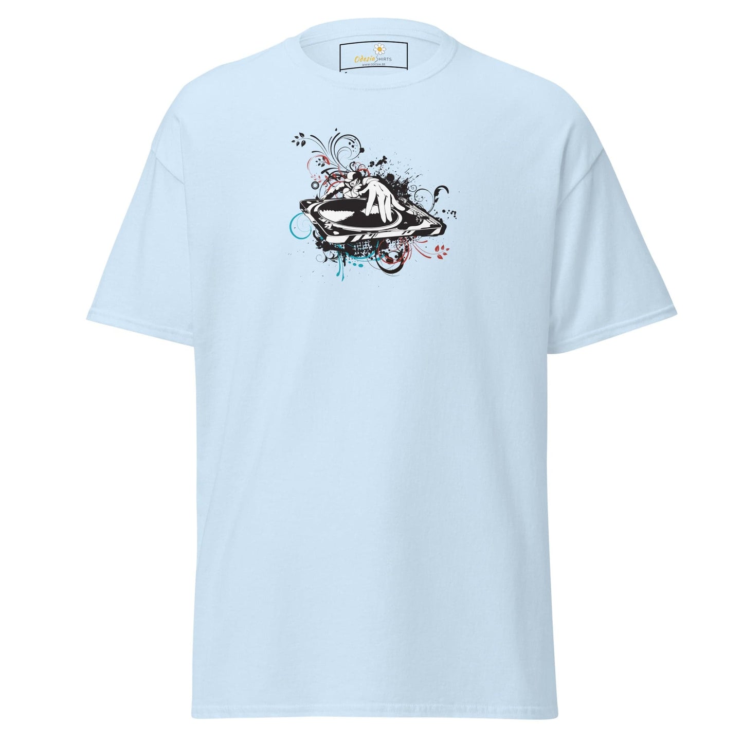 Unisex classic tee - MUSIC DISK JOCKEY - REGULAR - Light Blue / S