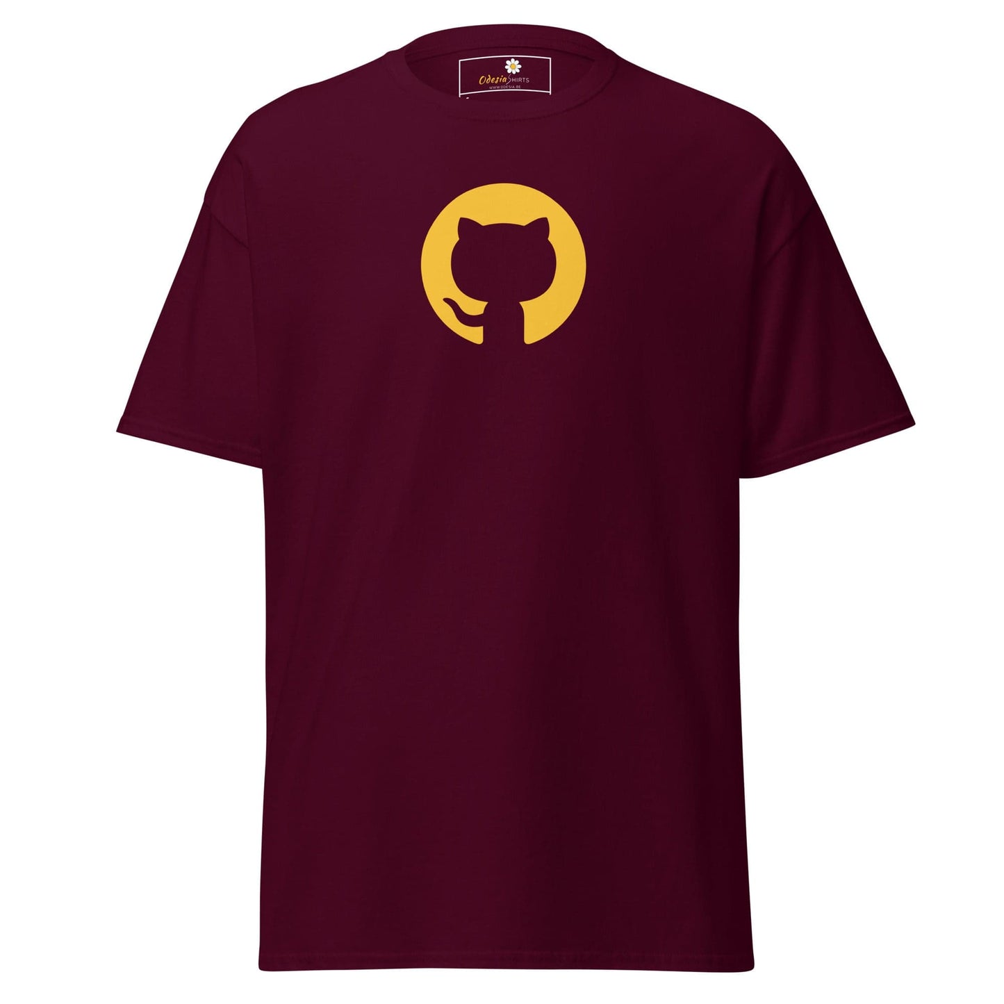 Unisex classic tee - IT CAT SILHOUETE - REGULAR - Maroon / S