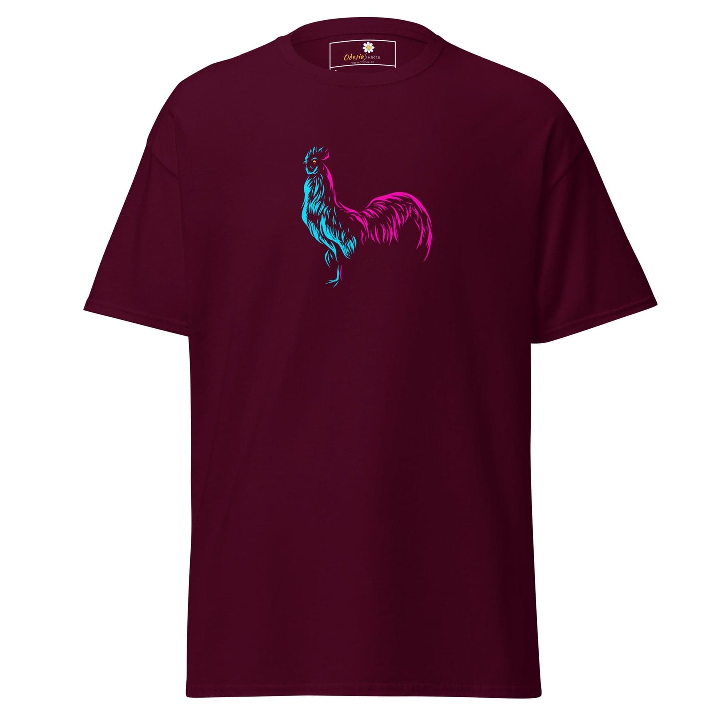 Unisex classic tee - ANIMALS COQ - REGULAR - Maroon / S