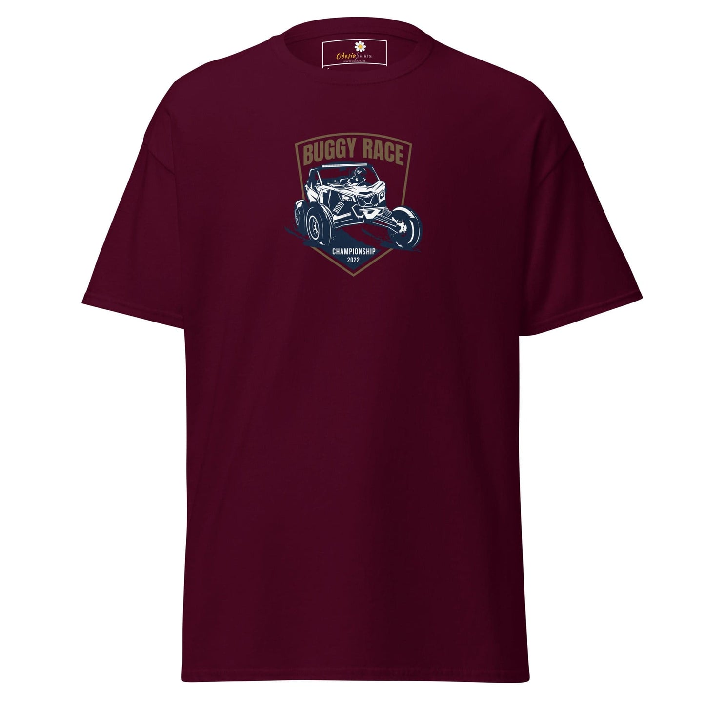 Unisex classic t-shirt - MOTOR BUGGY RACE - REGULAR - Maroon / S