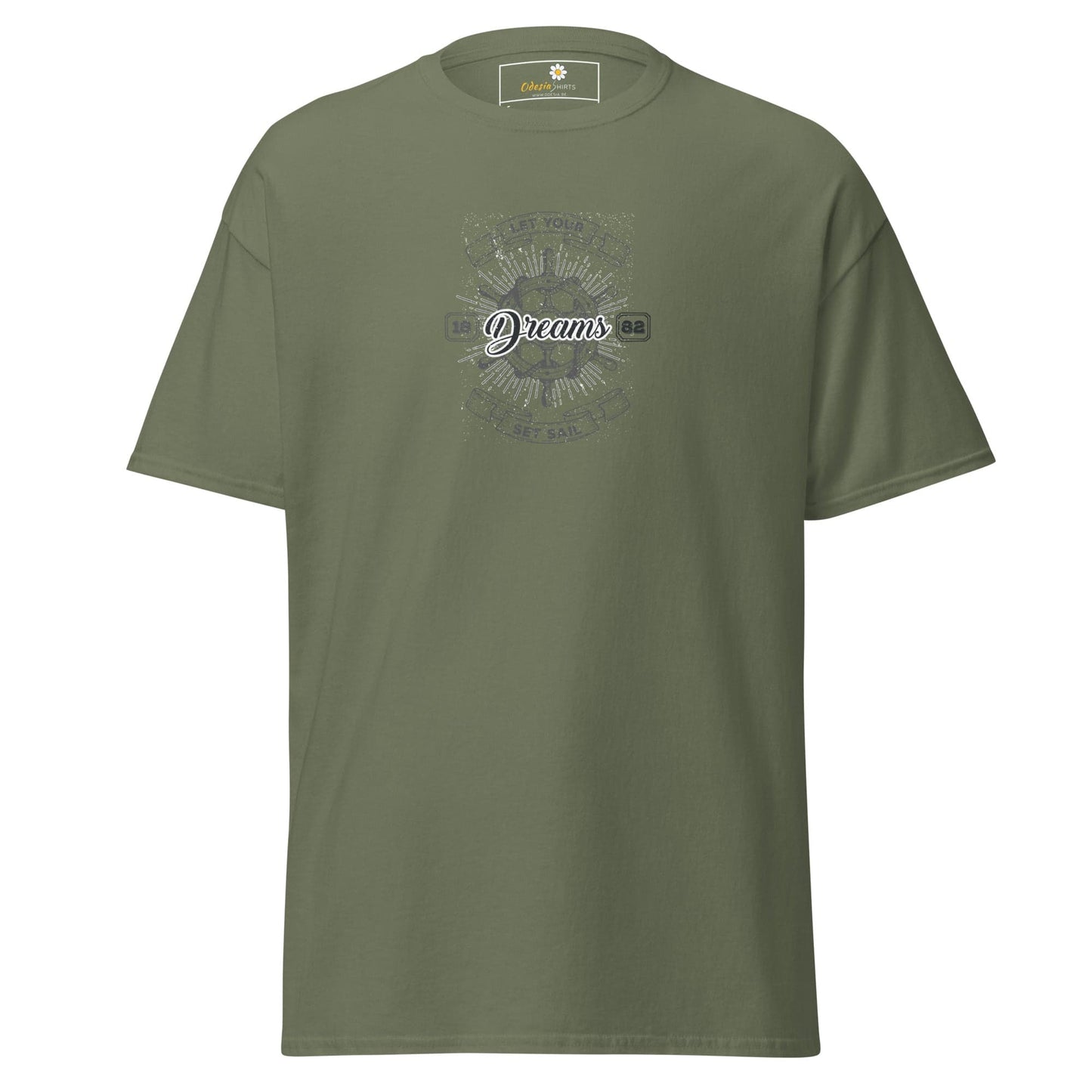 Unisex classic tee - MISC DREAMS SET SAIL - REGULAR - Military Green / S