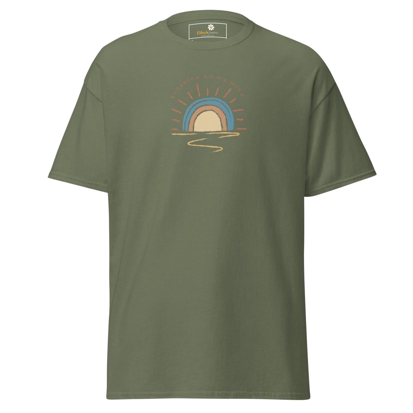 Unisex classic tee - SUMMER SUNSHINE ON MIND - REGULAR - Military Green / S