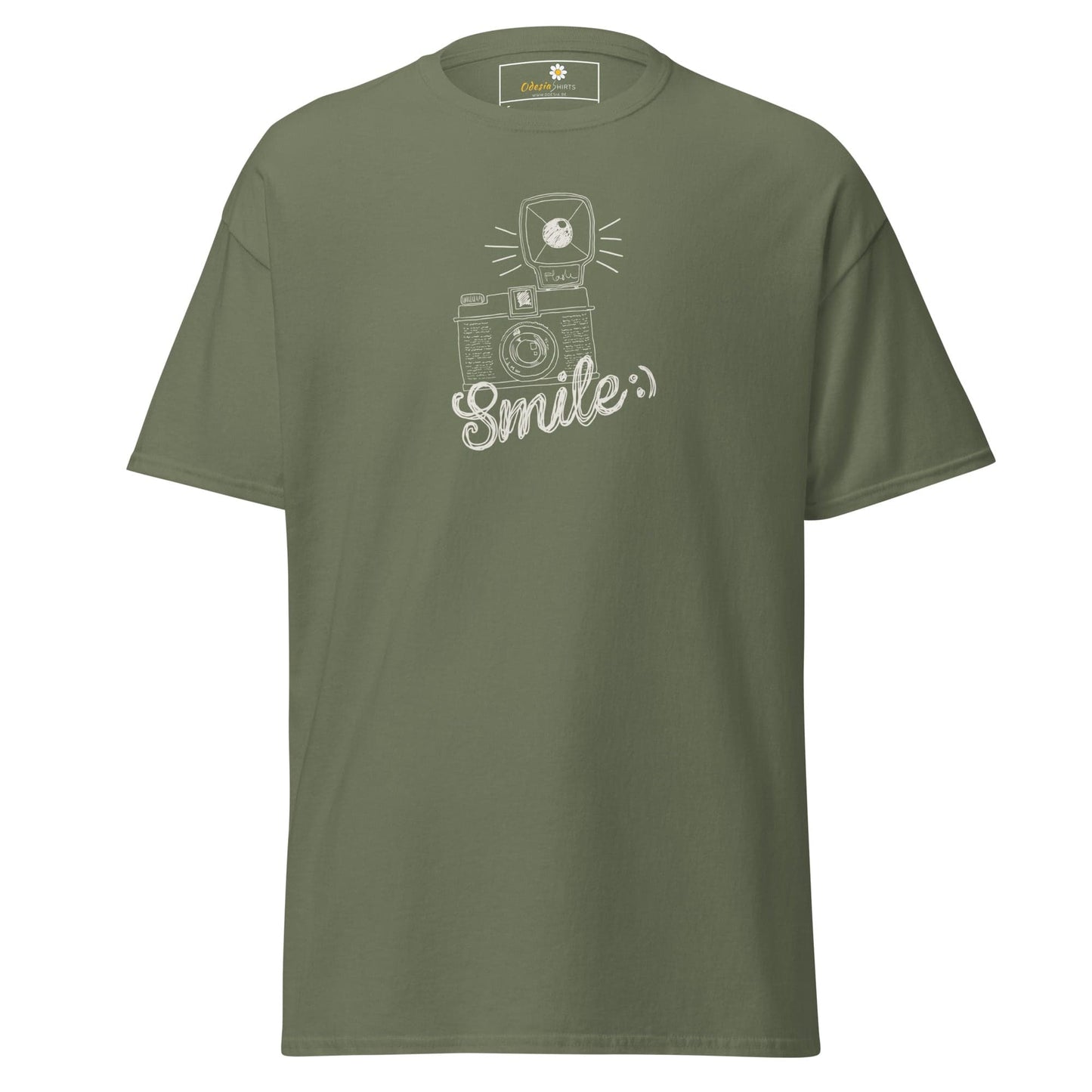 Unisex classic tee - MISC SMILE - REGULAR - Military Green / S
