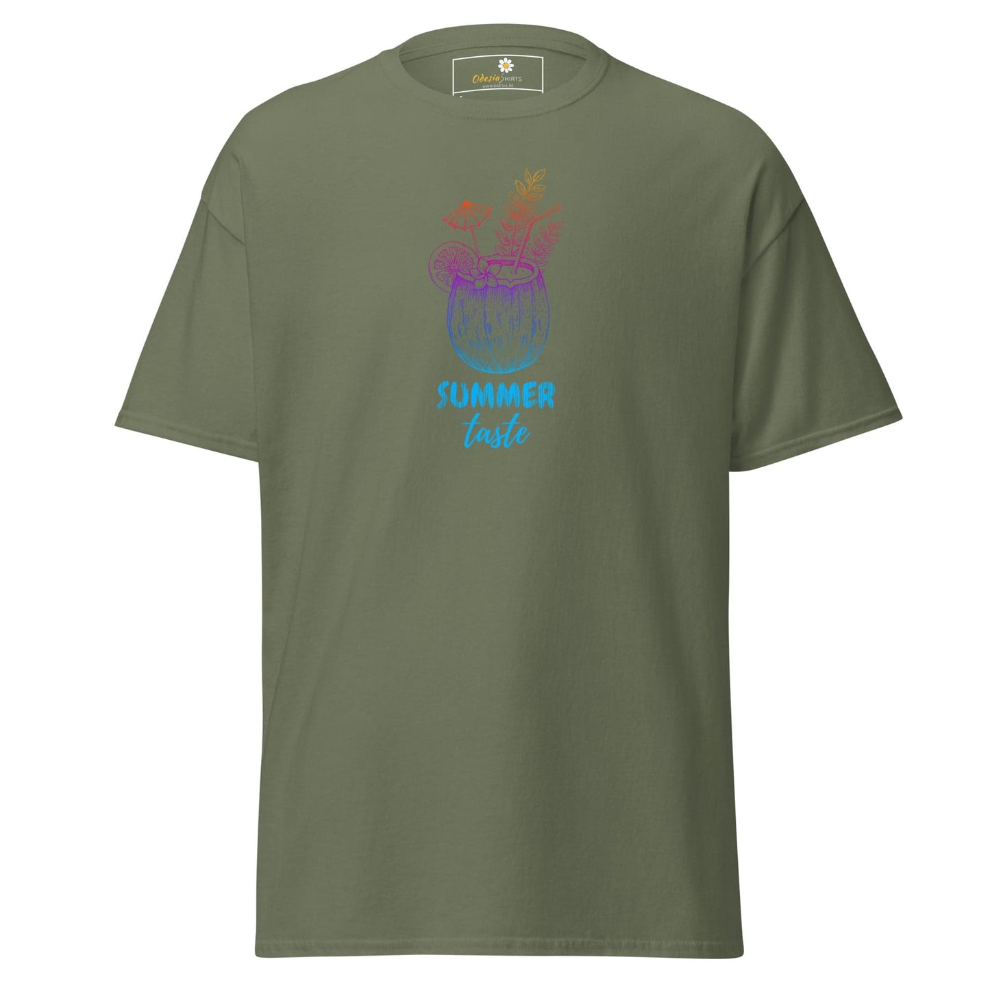 Unisex classic t-shirt - SUMMER MISC TASTE - REGULAR - Military Green / S