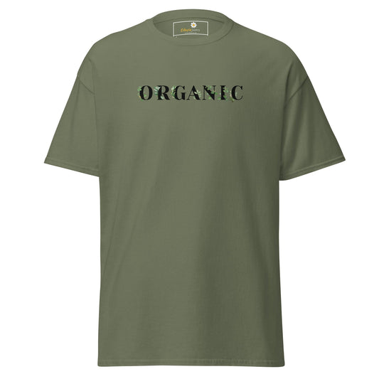 Unisex classic tee - TEXT GREEN ORGANIC - REGULAR - Military Green / S