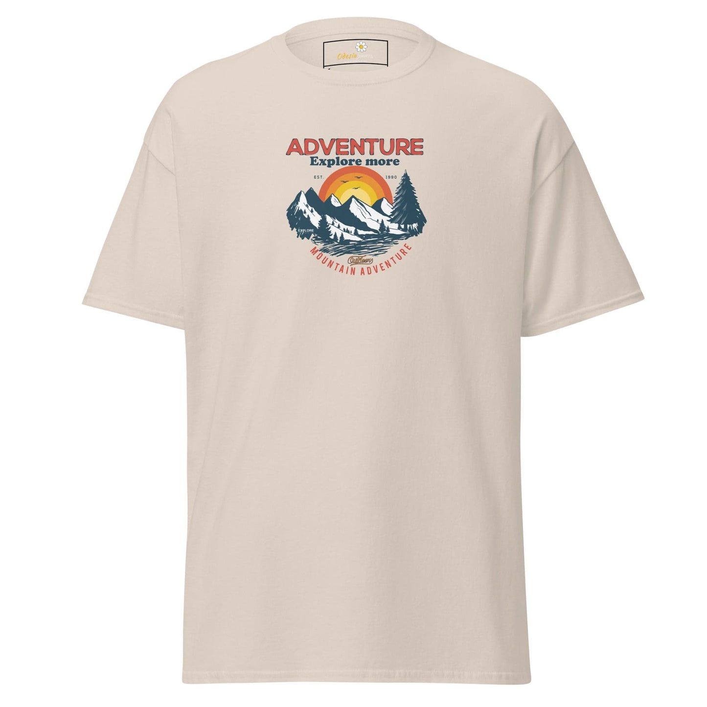 Unisex classic t-shirt - ADVENTURE EXPLORE MORE - REGULAR - Natural / S