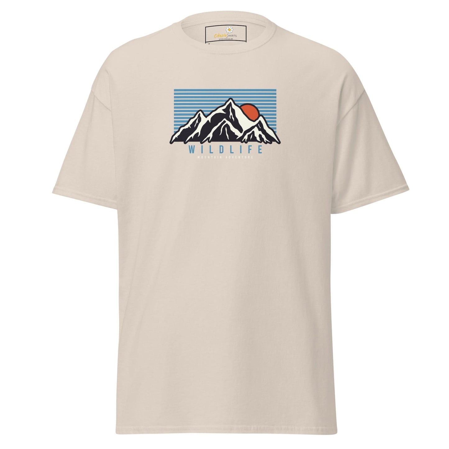 Unisex classic tee - NATURE MOUNTAIN WILDLIFE - REGULAR - Natural / S