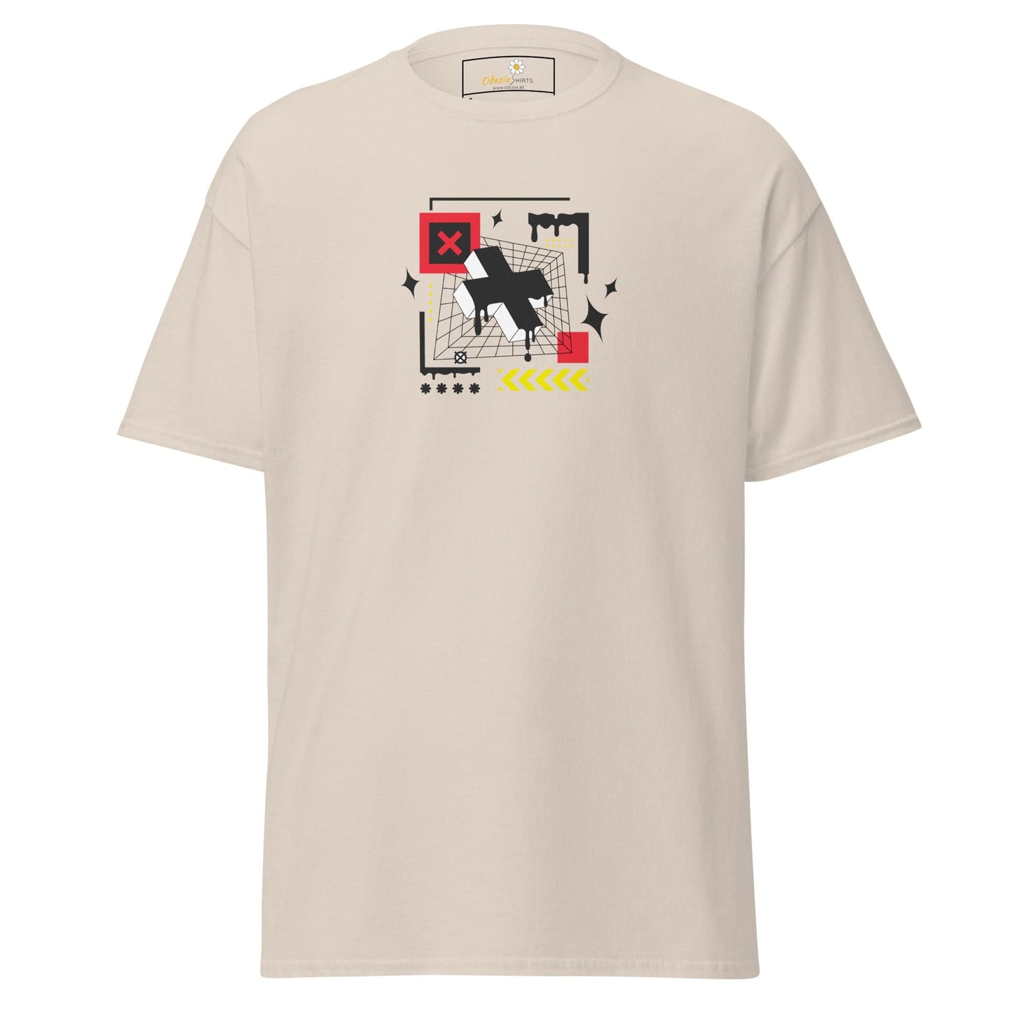 Unisex classic t-shirt - ABSTRACT FIGURES - REGULAR - Natural / S