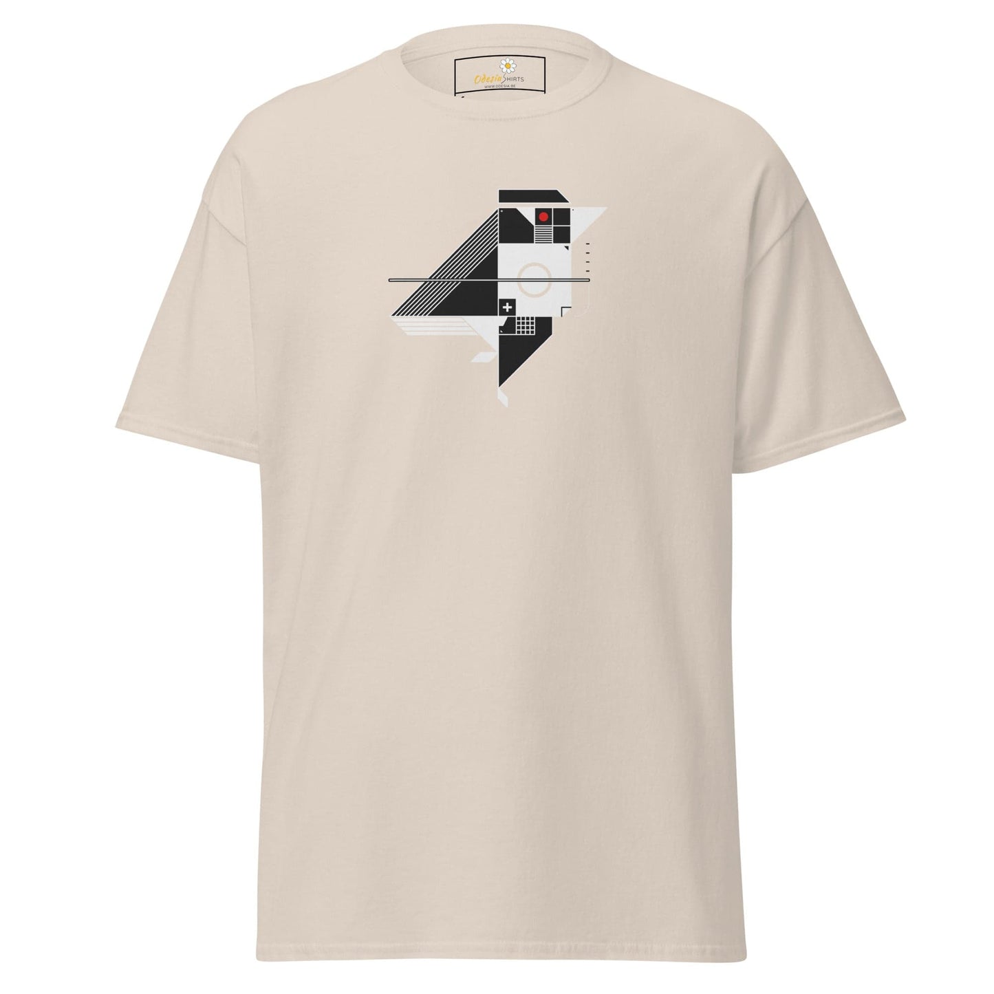 Unisex classic tee - ABSTRACT BIRD - REGULAR - Natural / S
