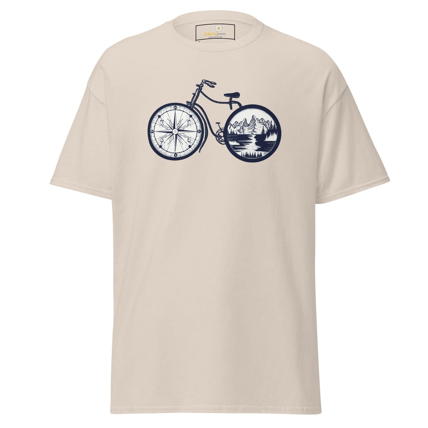 Unisex classic t-shirt - SPORT BIKE DIRECTION MOUNTAINS - REGULAR - Natural / S