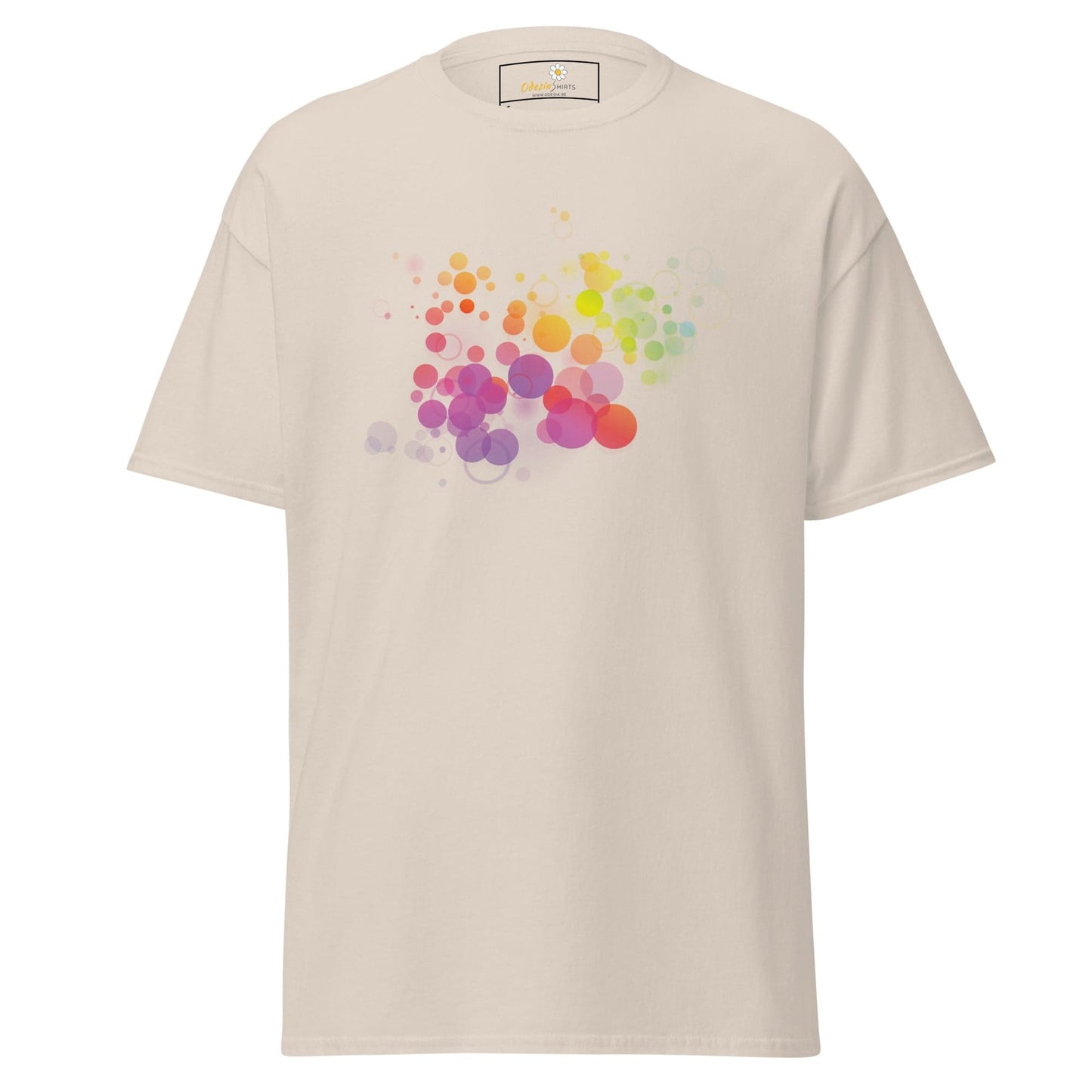 Unisex classic tee - ABSTRACT BUBBLES - REGULAR - Natural / S