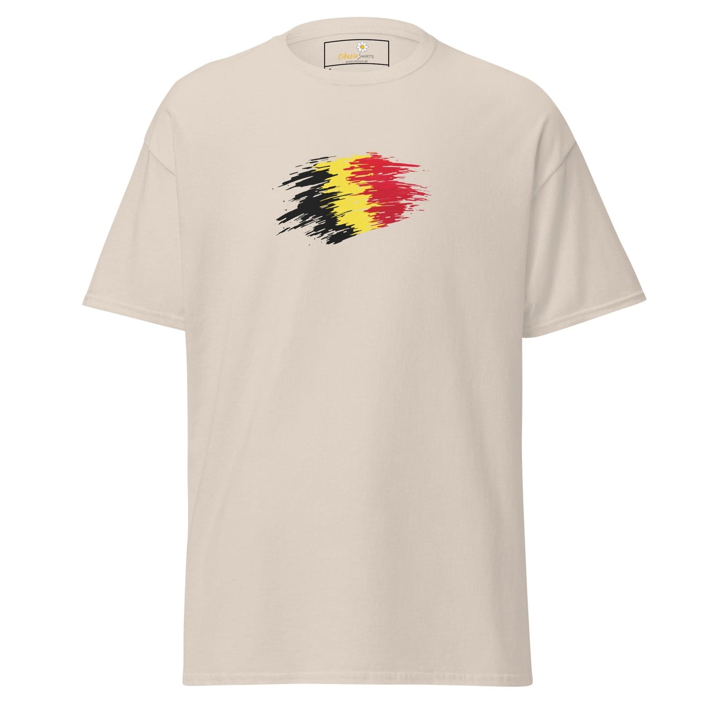 Unisex classic tee - COUNTRY BELGIUM SHAPE - REGULAR - Natural / S