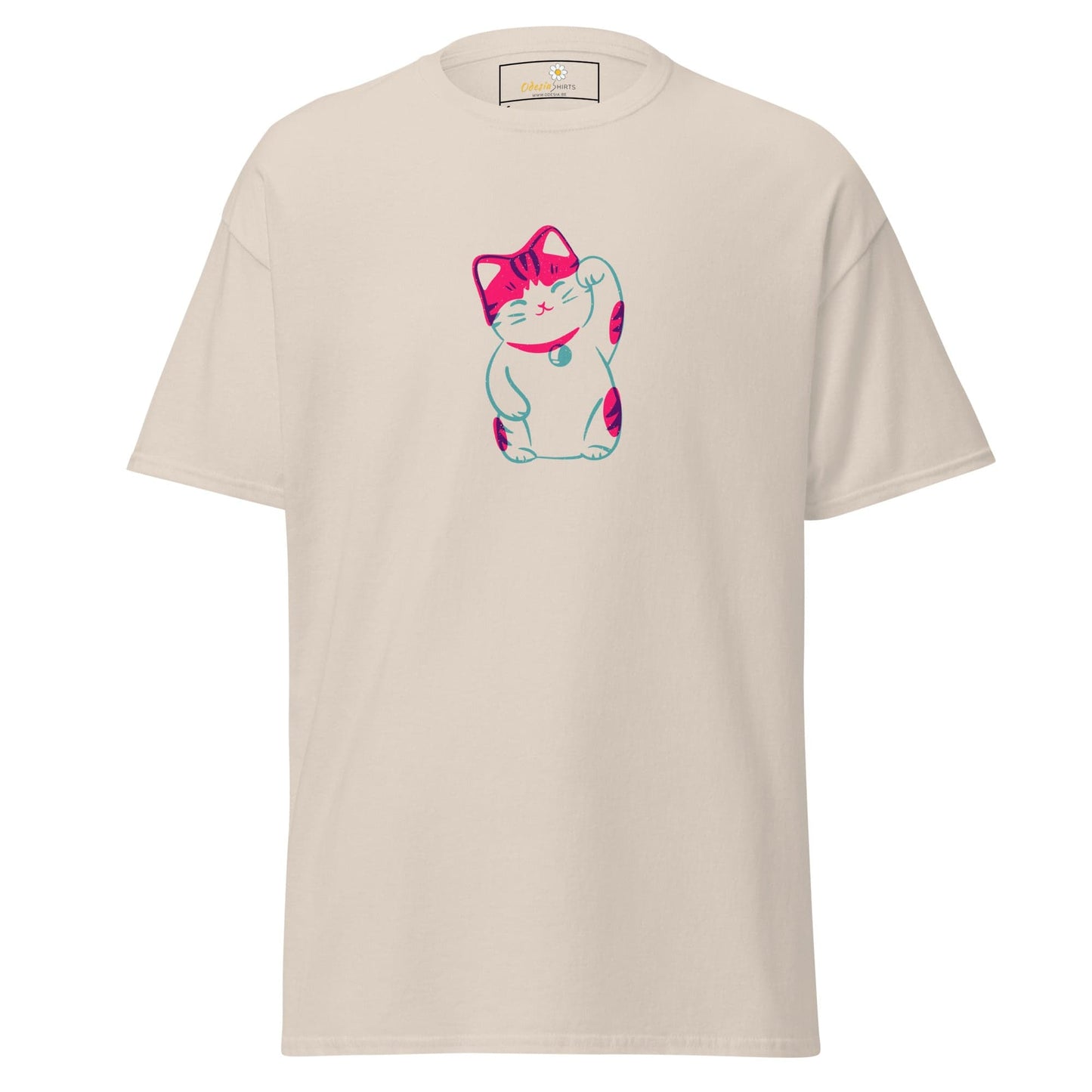 Unisex classic tee - ANIMALS SPIRITUAL LUCKY CAT 2 - REGULAR - Natural / S