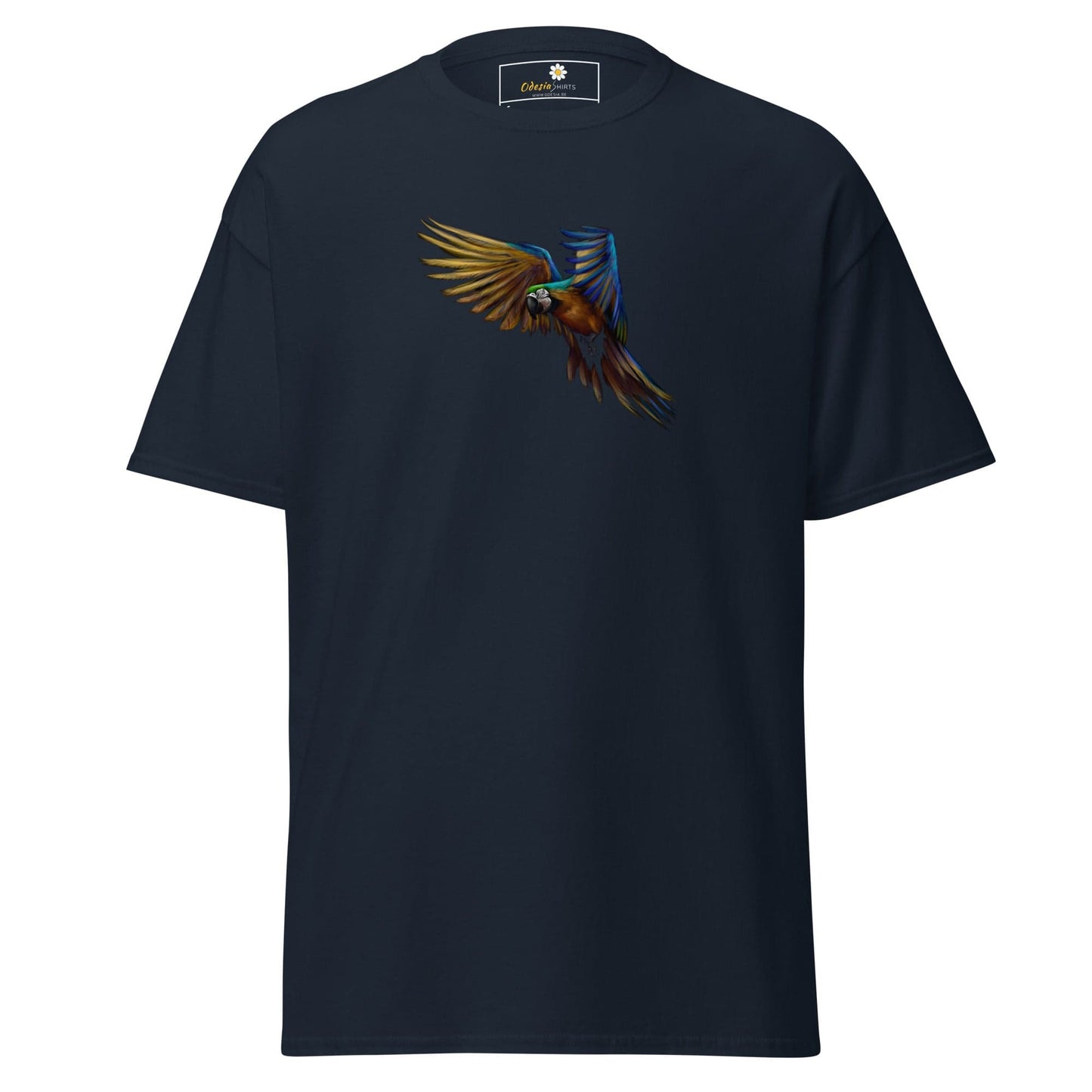 Unisex classic tee - WILD LIFE PARROT - REGULAR - Navy / S