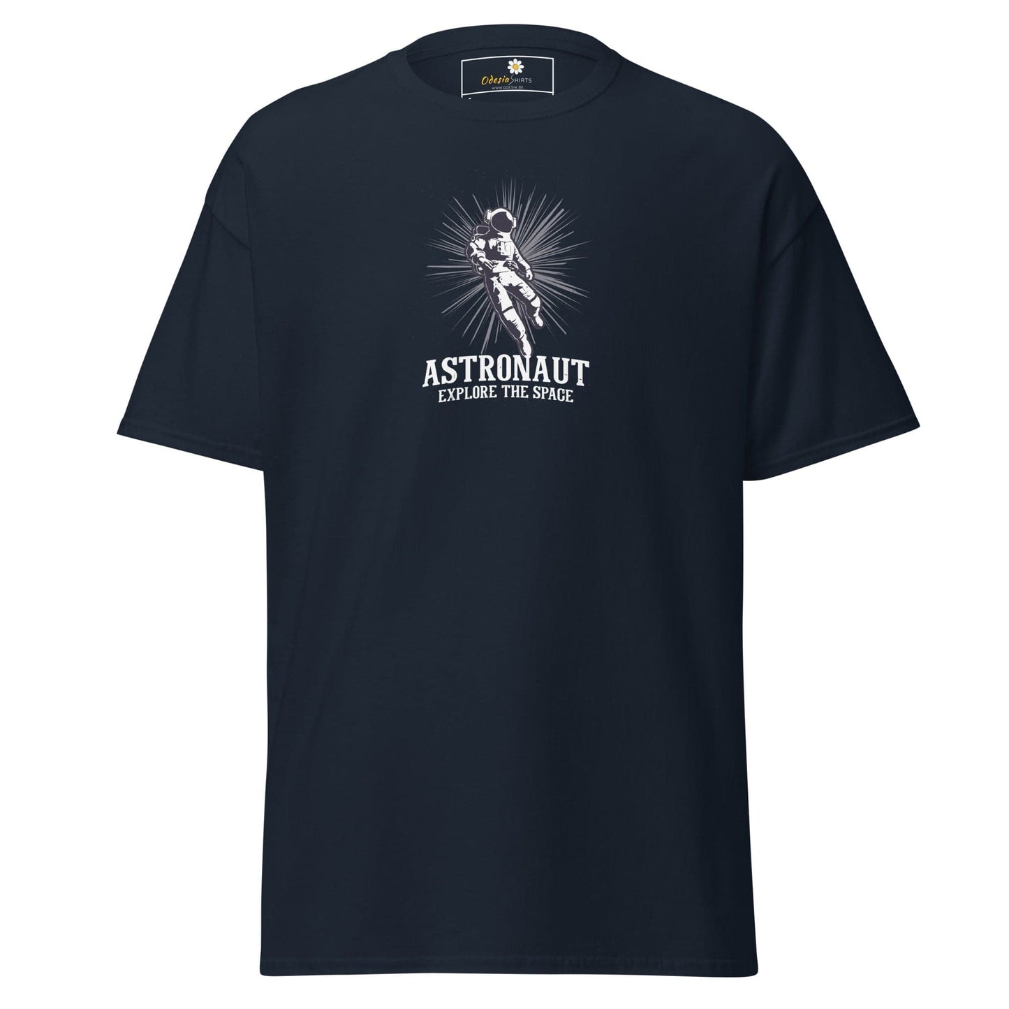 Unisex classic tee - ASTRONAUT EXPLORE SPACE - REGULAR - Navy / S