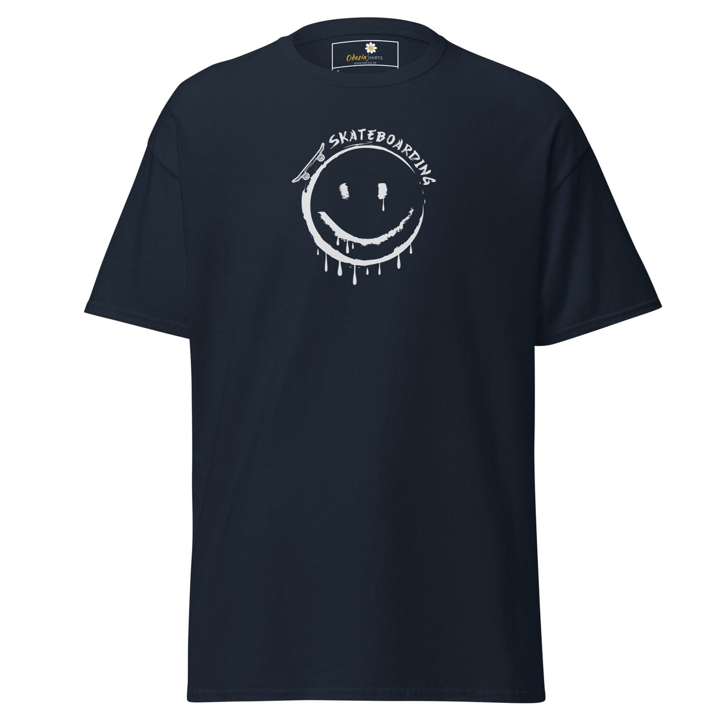 Unisex classic tee - SPORT SKATEBOARDING SMILE - REGULAR - Navy / S