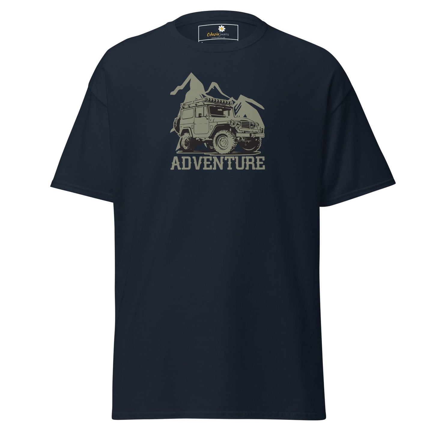 Unisex classic t-shirt - MOTOR ADVENTURE 4X4 - REGULAR - Navy / S