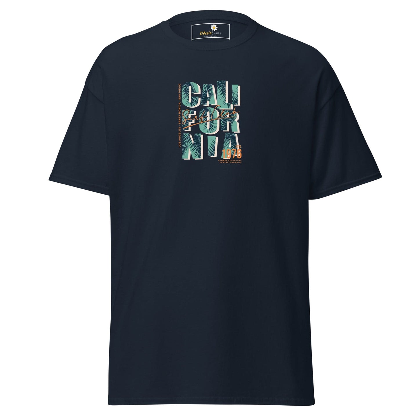 Unisex classic tee - TEXT CALIFORNIA - REGULAR - Navy / S