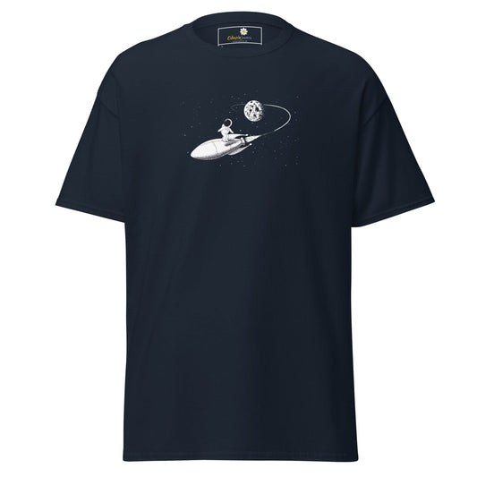 Unisex classic tee - ASTRONAUT ROCKET - REGULAR - Navy / S