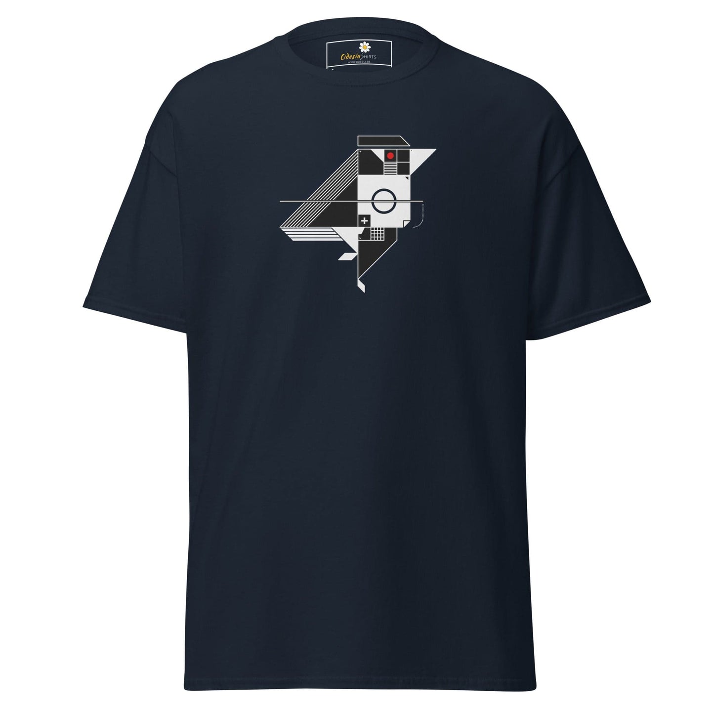 Unisex classic tee - ABSTRACT BIRD - REGULAR - Navy / S