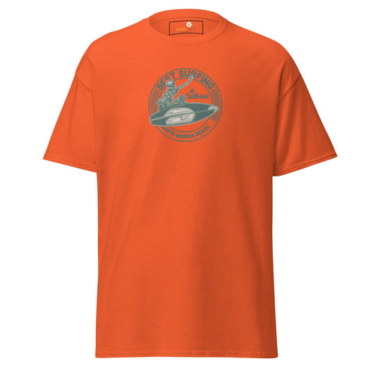Unisex classic t-shirt - SPORT BEST SURFING - REGULAR - Orange / S