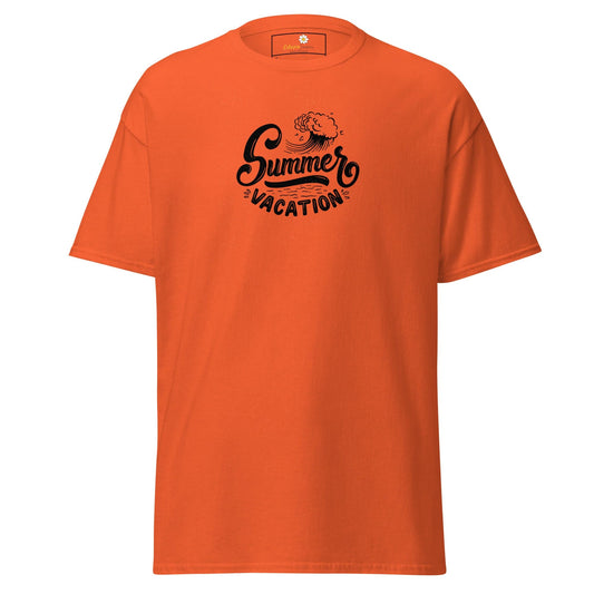 Unisex classic tee - SUMMER VACATION - REGULAR - Orange / S