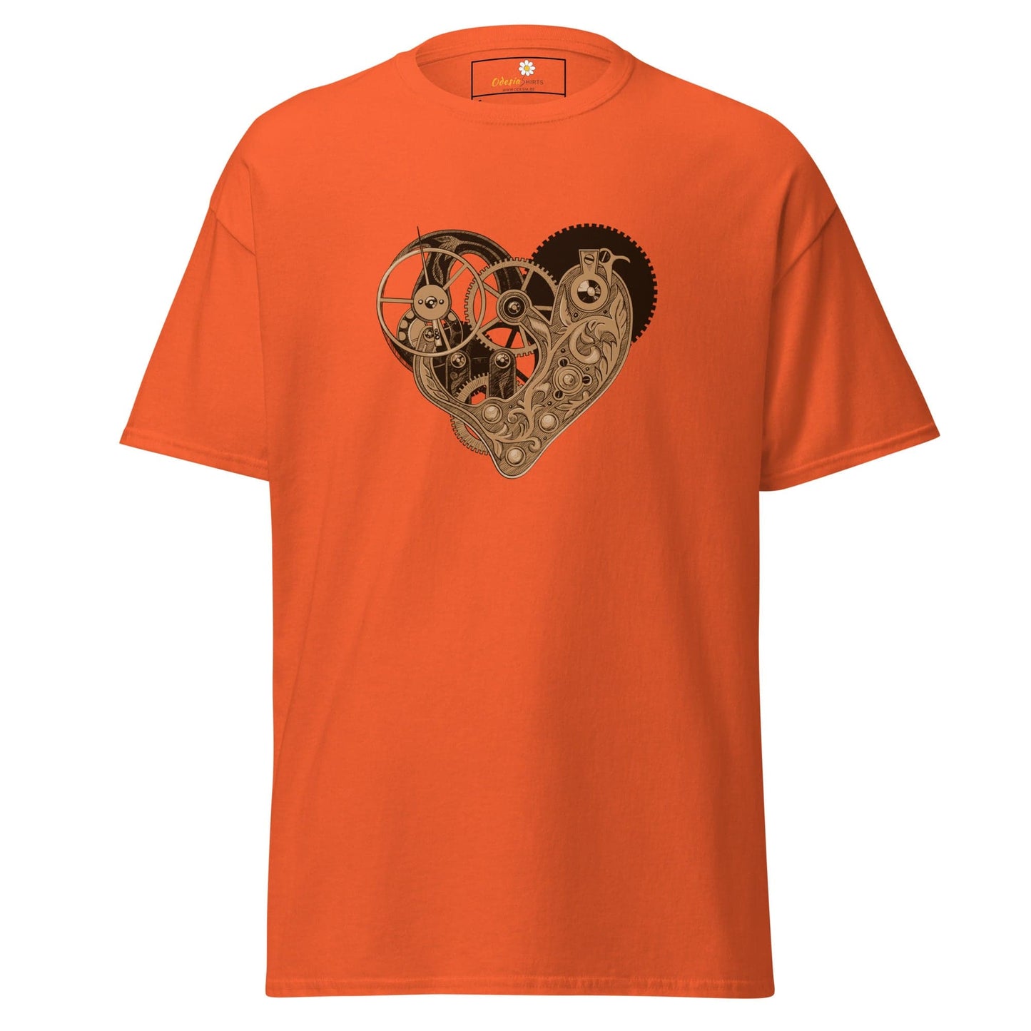 Unisex classic tee - ABSTRACT HEART - REGULAR - Orange / S