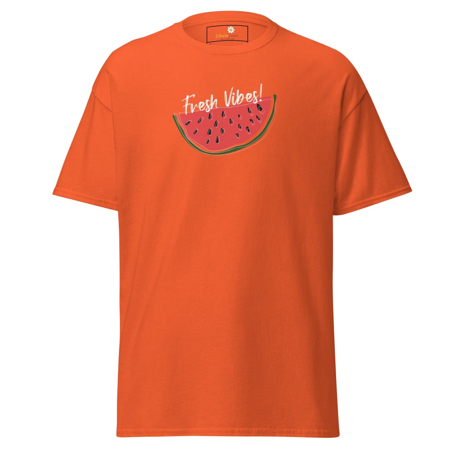 Unisex classic tee - SUMMER FRESH VIBES - REGULAR - Orange / S