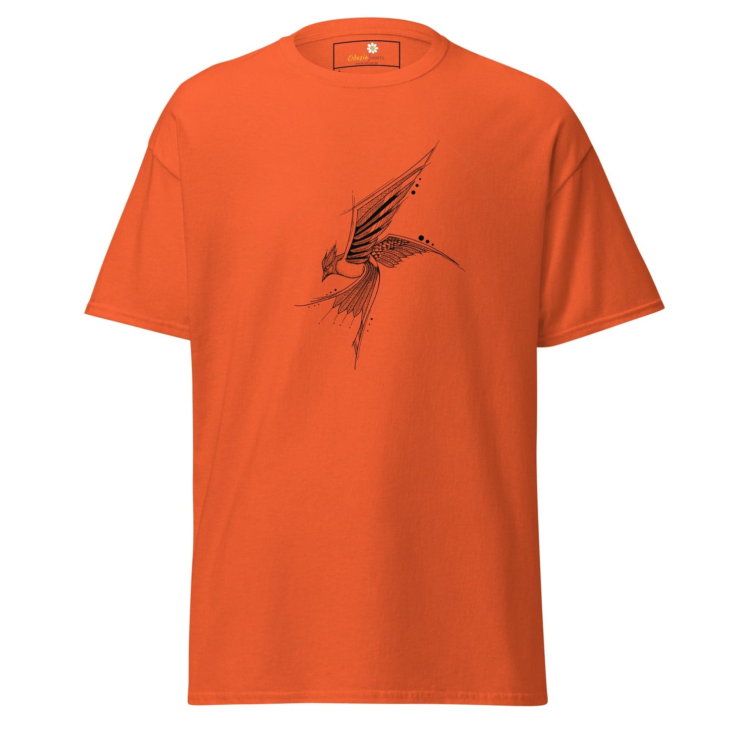 Unisex classic tee - ANIMALS BIRD - REGULAR - Orange / S