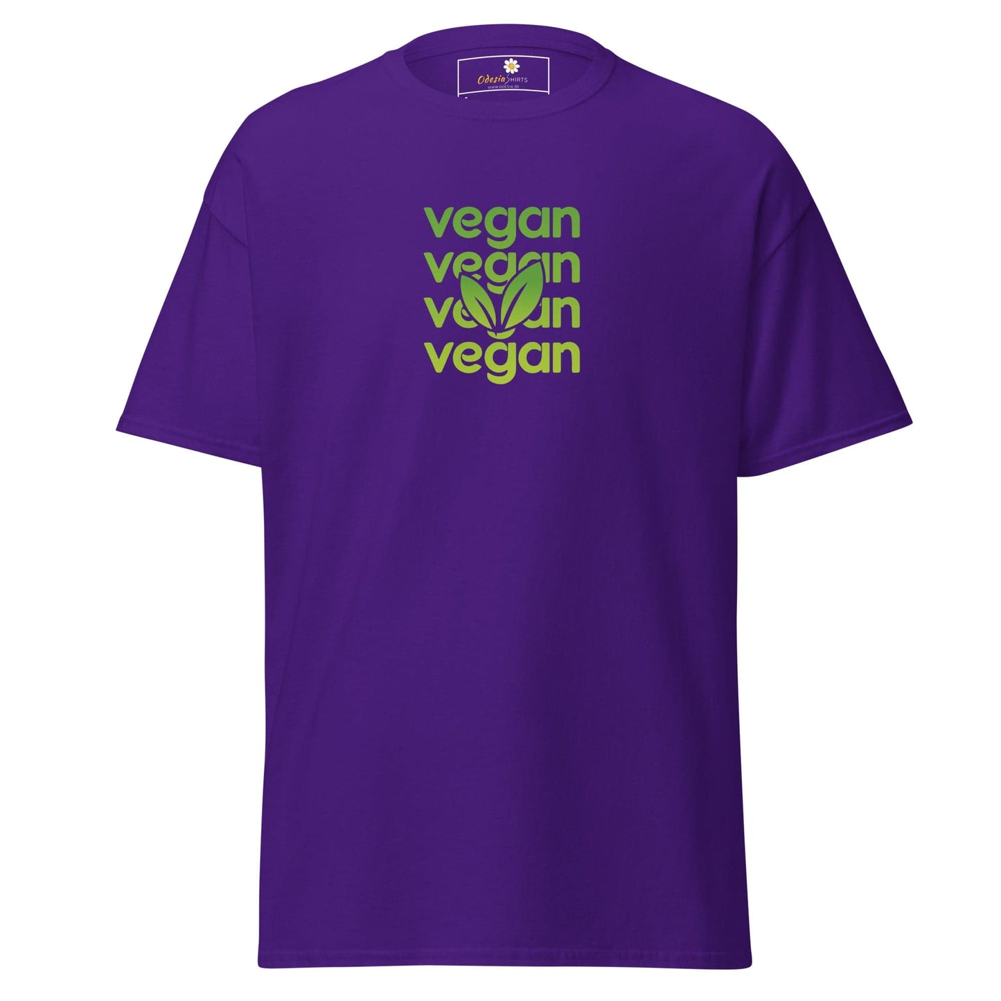 Unisex classic tee - GREEN VEGAN - REGULAR - Purple / S