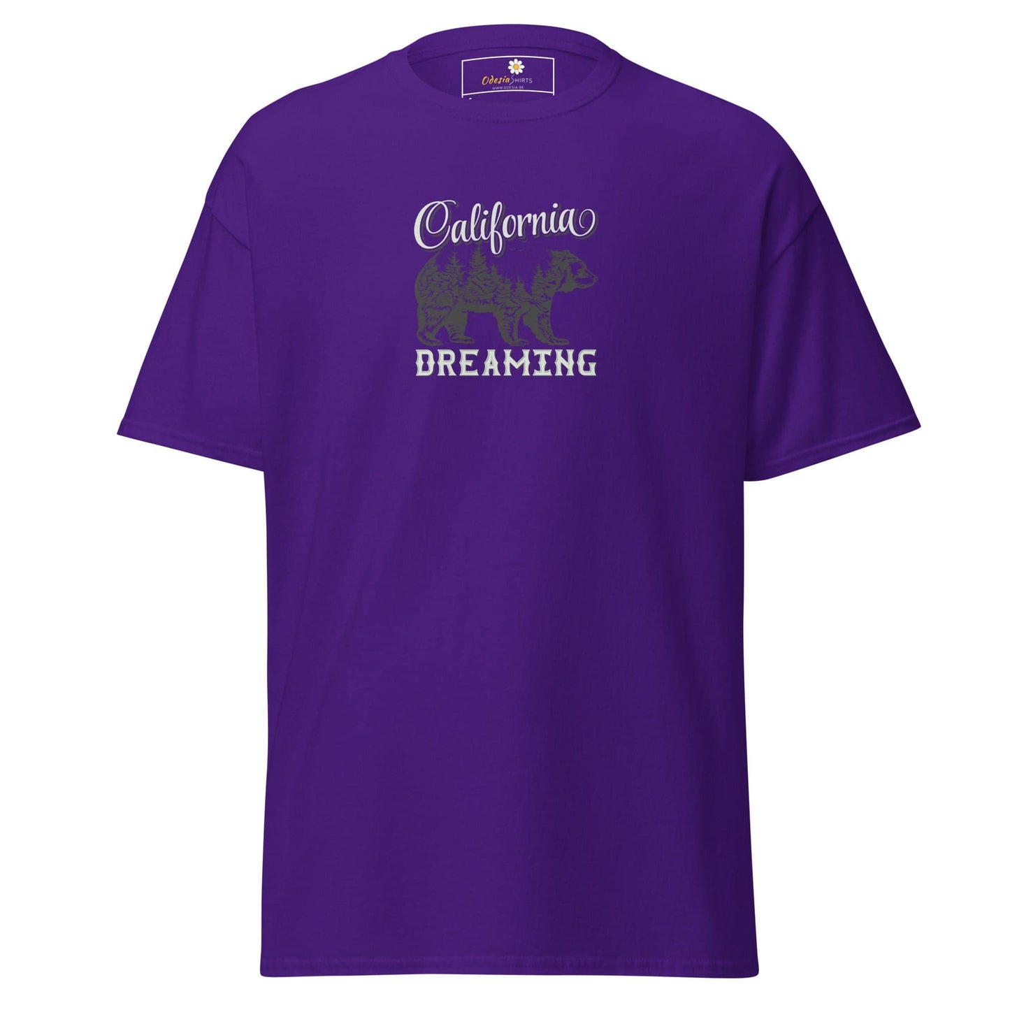 Unisex classic tee - WILD LIFE CALIFORNIA DREAMING - REGULAR - Purple / S