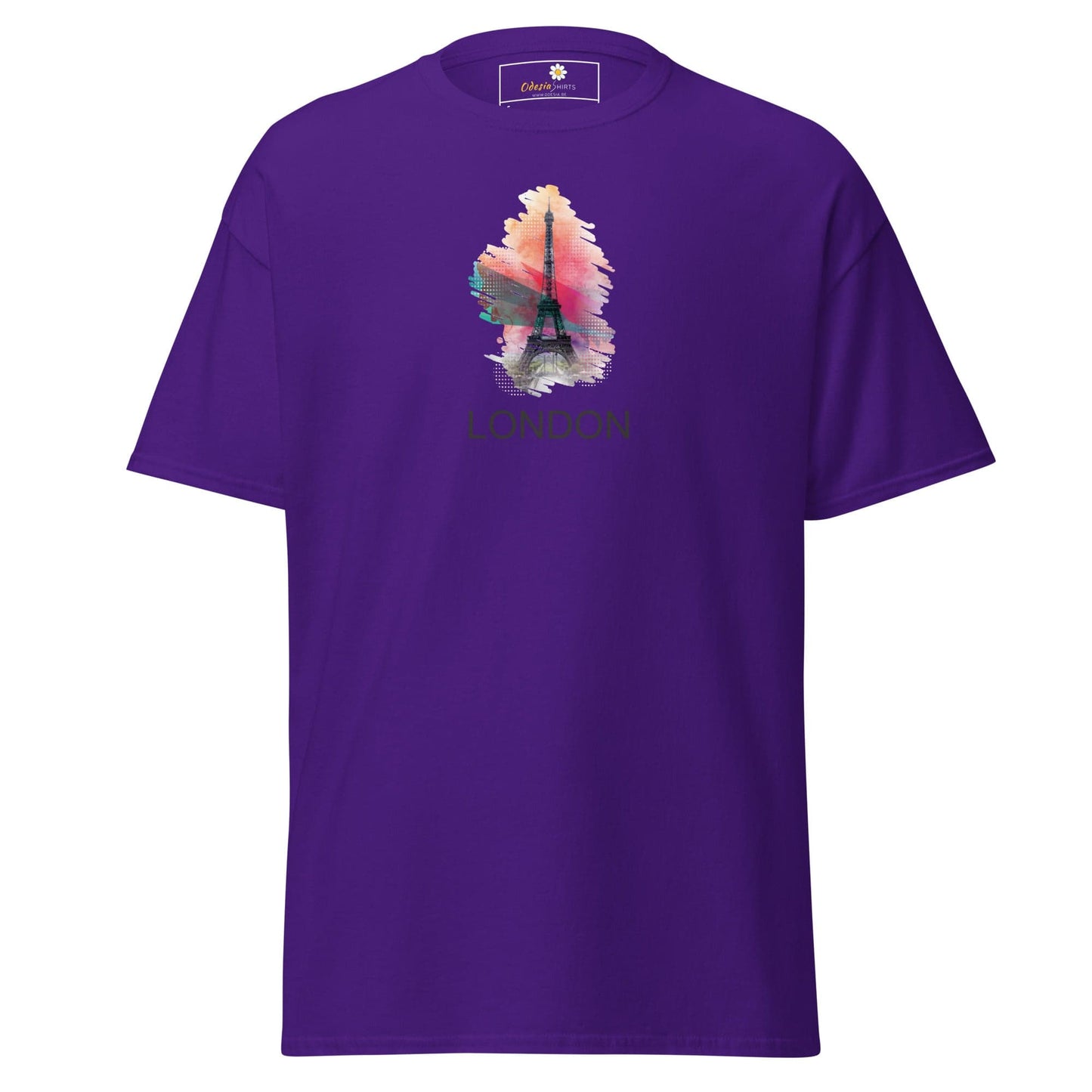 Unisex classic tee - COUNTRY LONDON PARIS - REGULAR - Purple / S