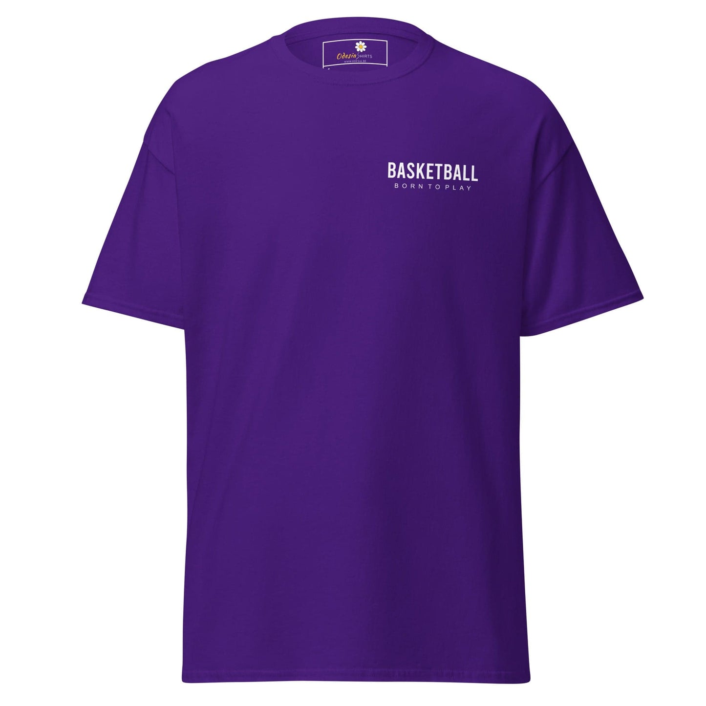 Unisex classic t-shirt - SPORT BASKETBALL - REGULAR - Purple / S