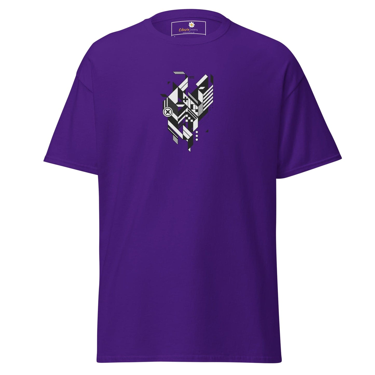 Unisex classic tee - ABSTRACT FIGURE - REGULAR - Purple / S