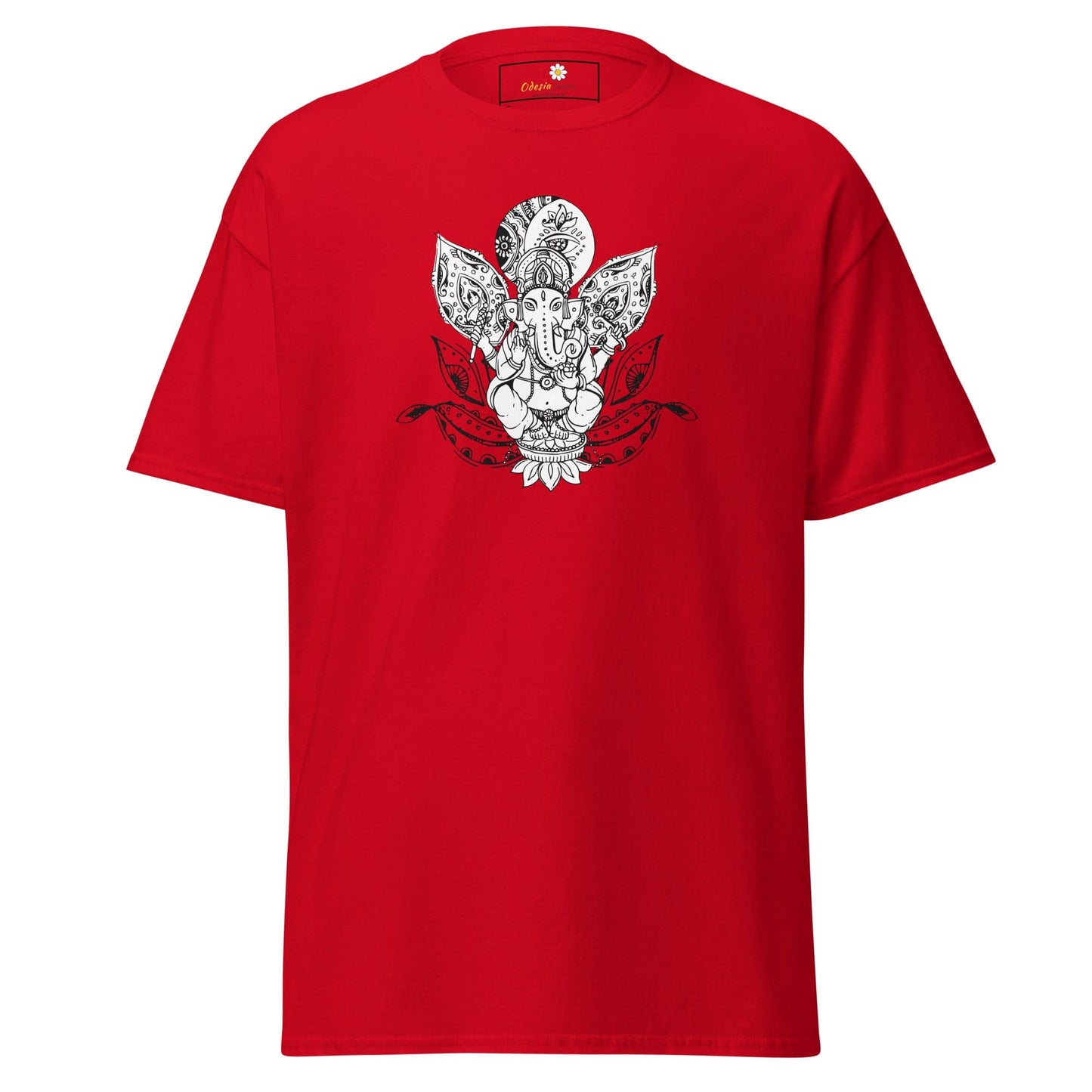 Unisex classic t-shirt - SPIRITUAL GANESH - REGULAR - Red / S
