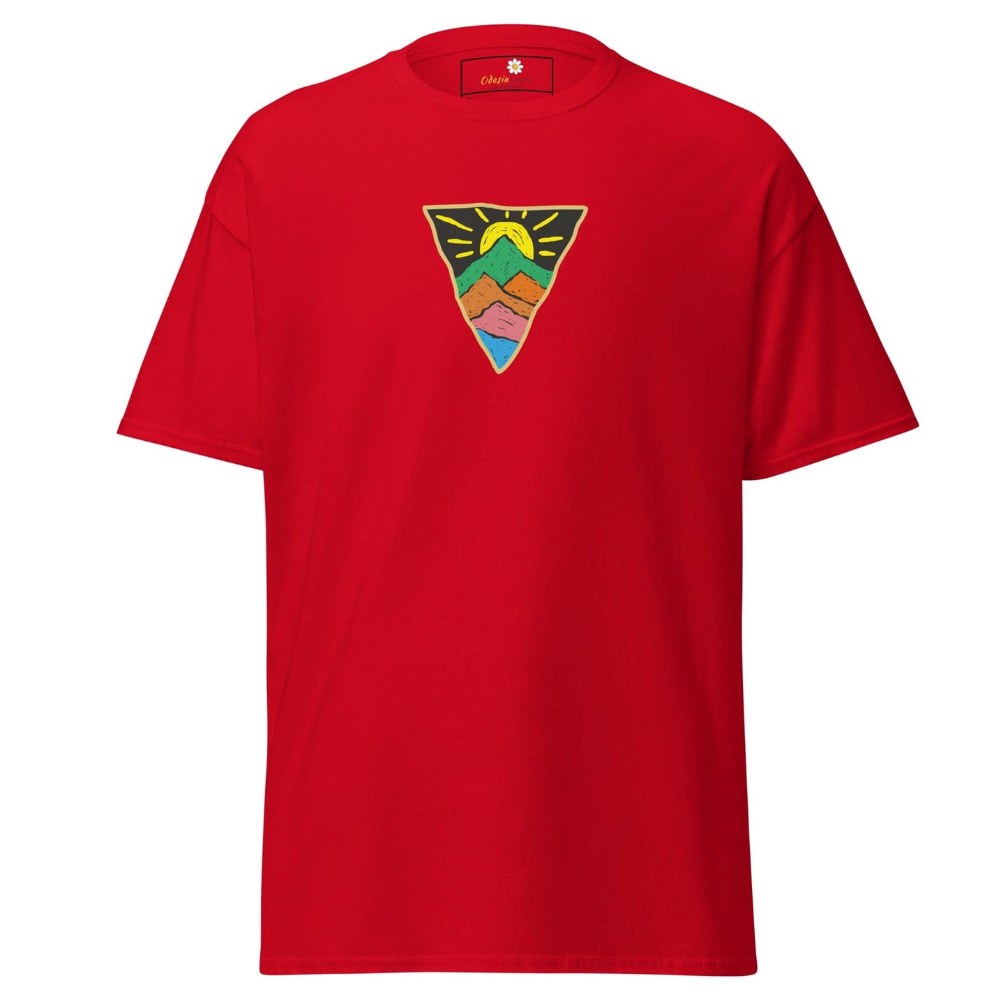 Unisex classic tee - MISC SUN TRIANGLE - REGULAR - Red / S