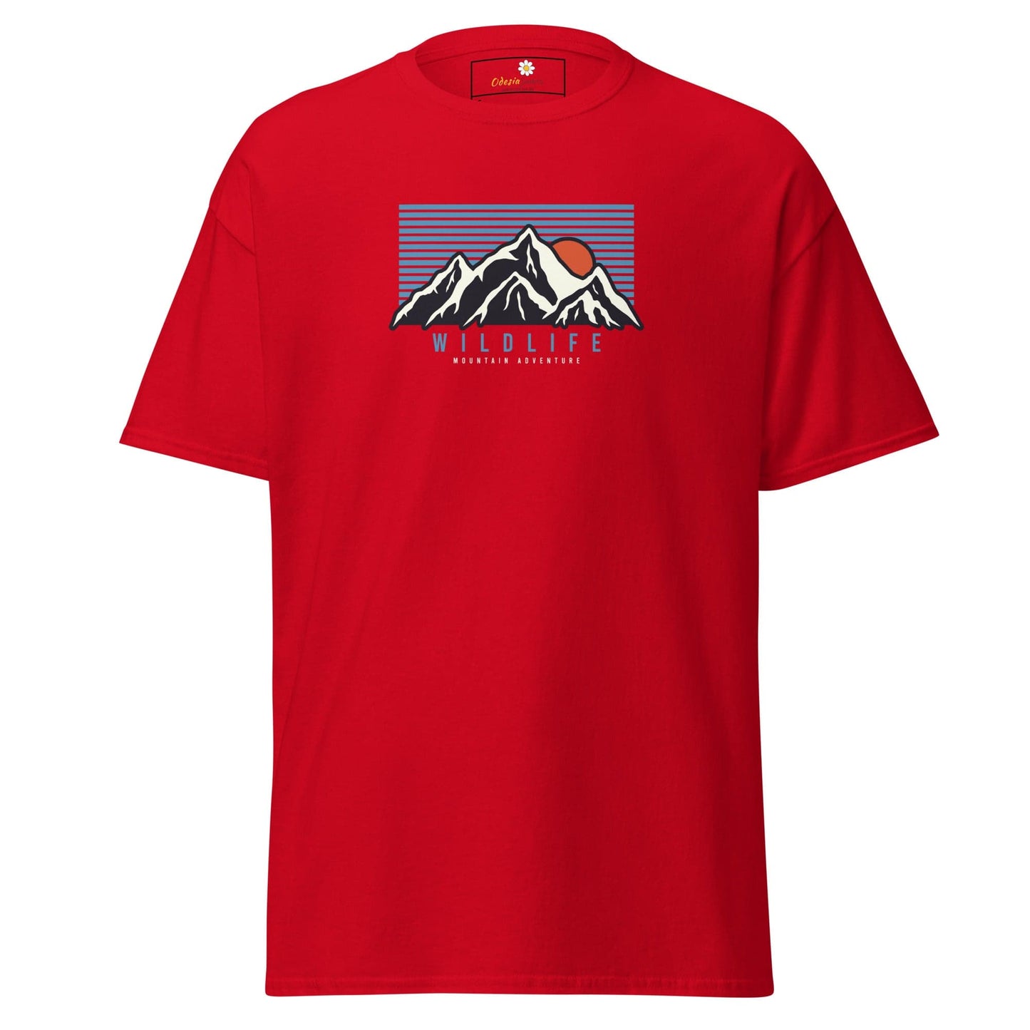 Unisex classic tee - NATURE MOUNTAIN WILDLIFE - REGULAR - Red / S