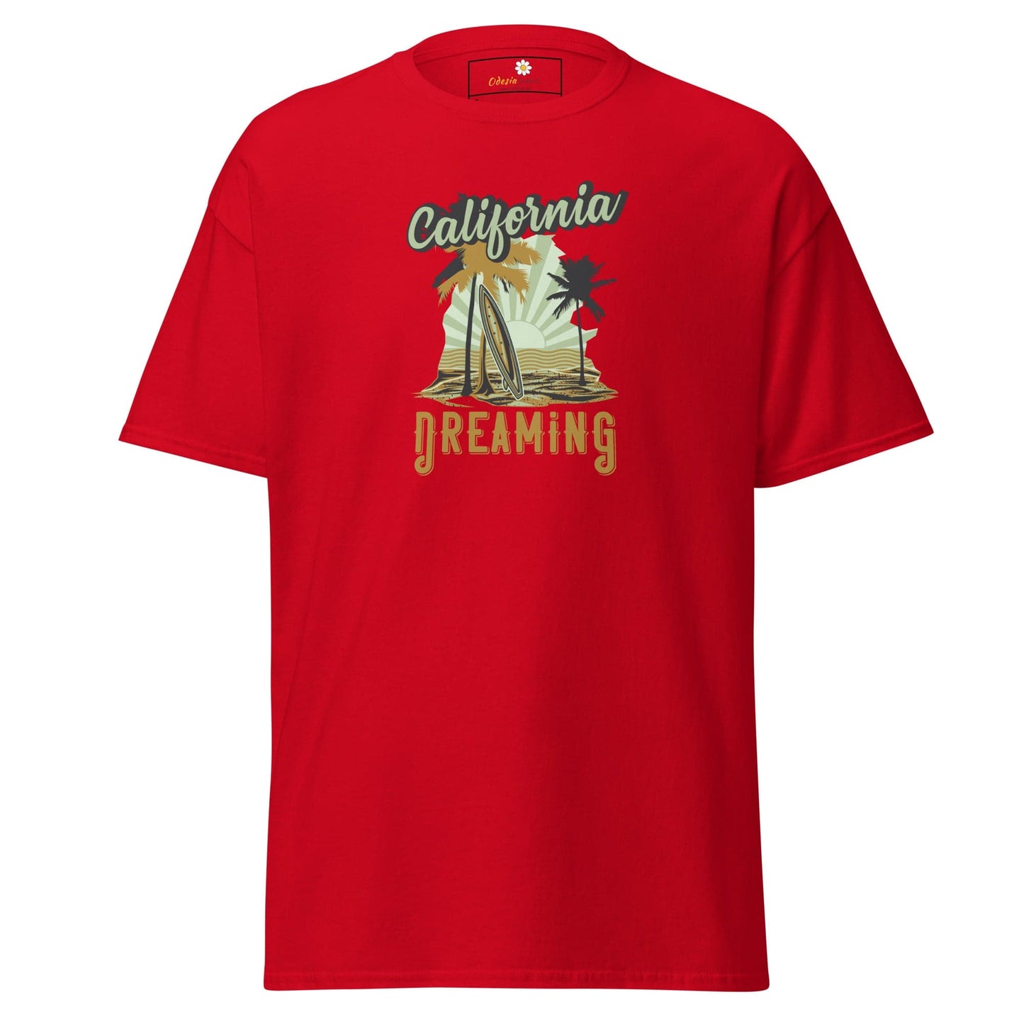 Unisex classic t-shirt - SUMMER CALIFORNIA DREAM - REGULAR - Red / S