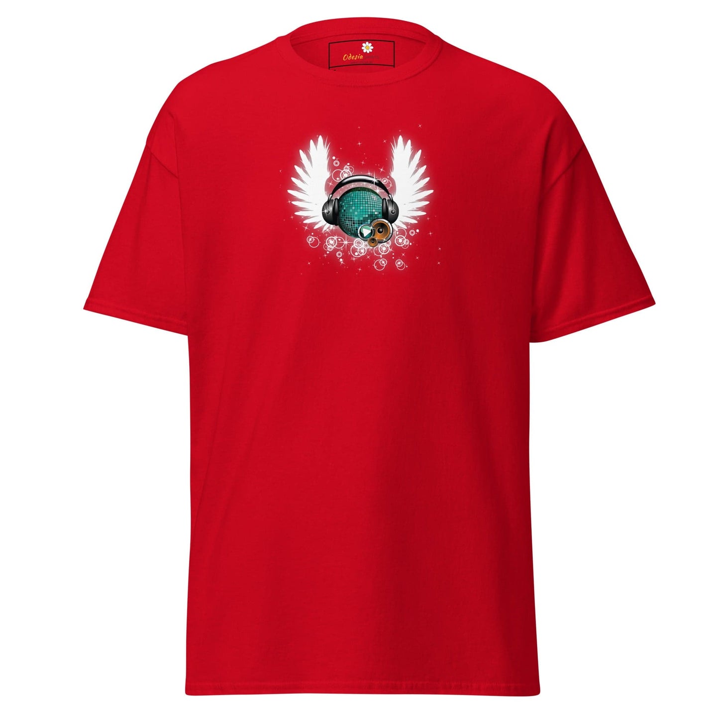 Unisex classic tee - MUSIC WINGS - REGULAR - Red / S