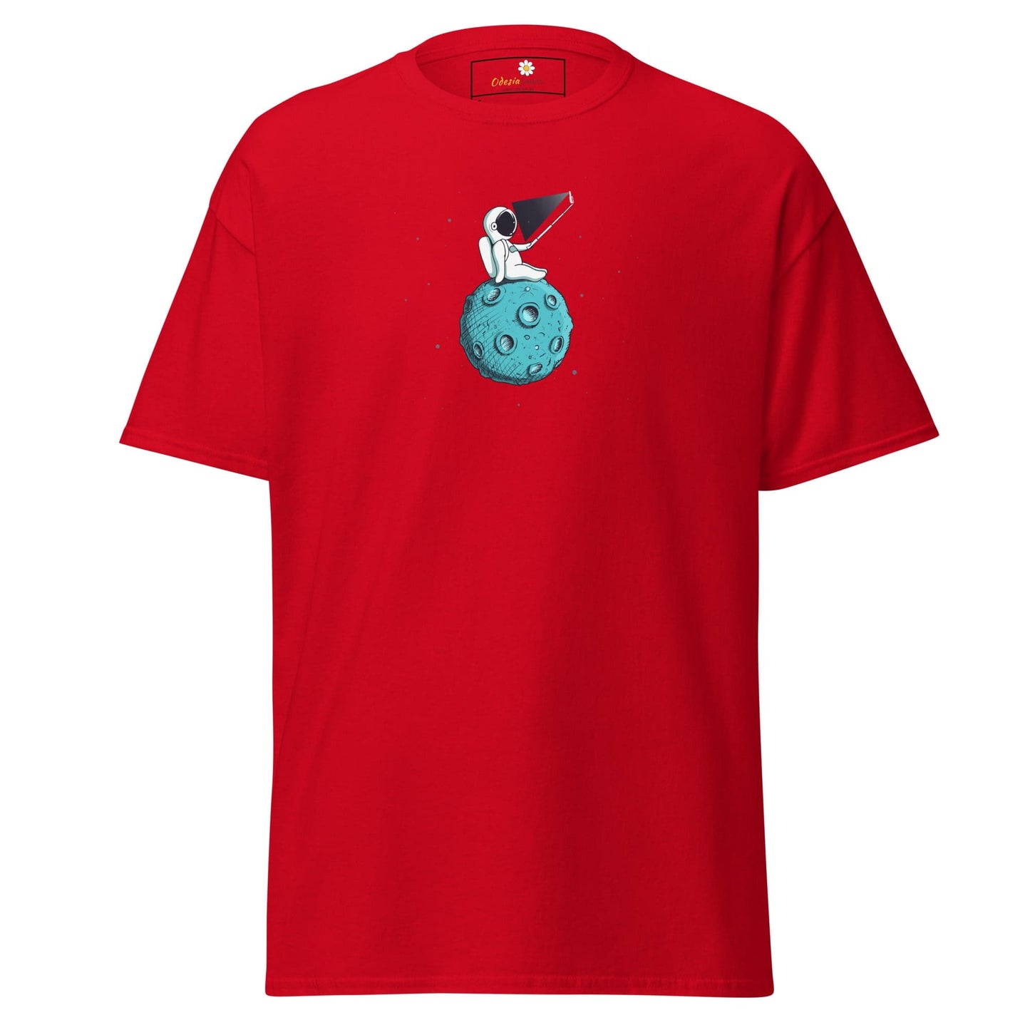 Unisex classic tee - ASTRONAUT SELFIE - REGULAR - Red / S