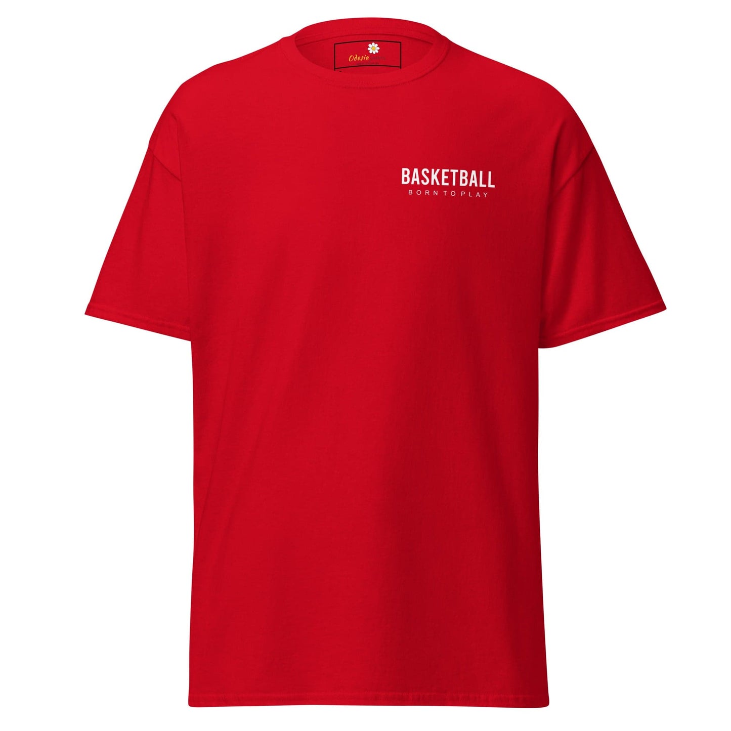 Unisex classic t-shirt - SPORT BASKETBALL - REGULAR - Red / S