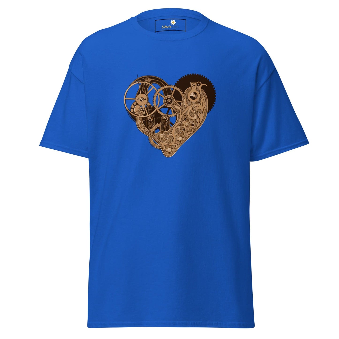Unisex classic tee - ABSTRACT HEART - REGULAR - Royal / S