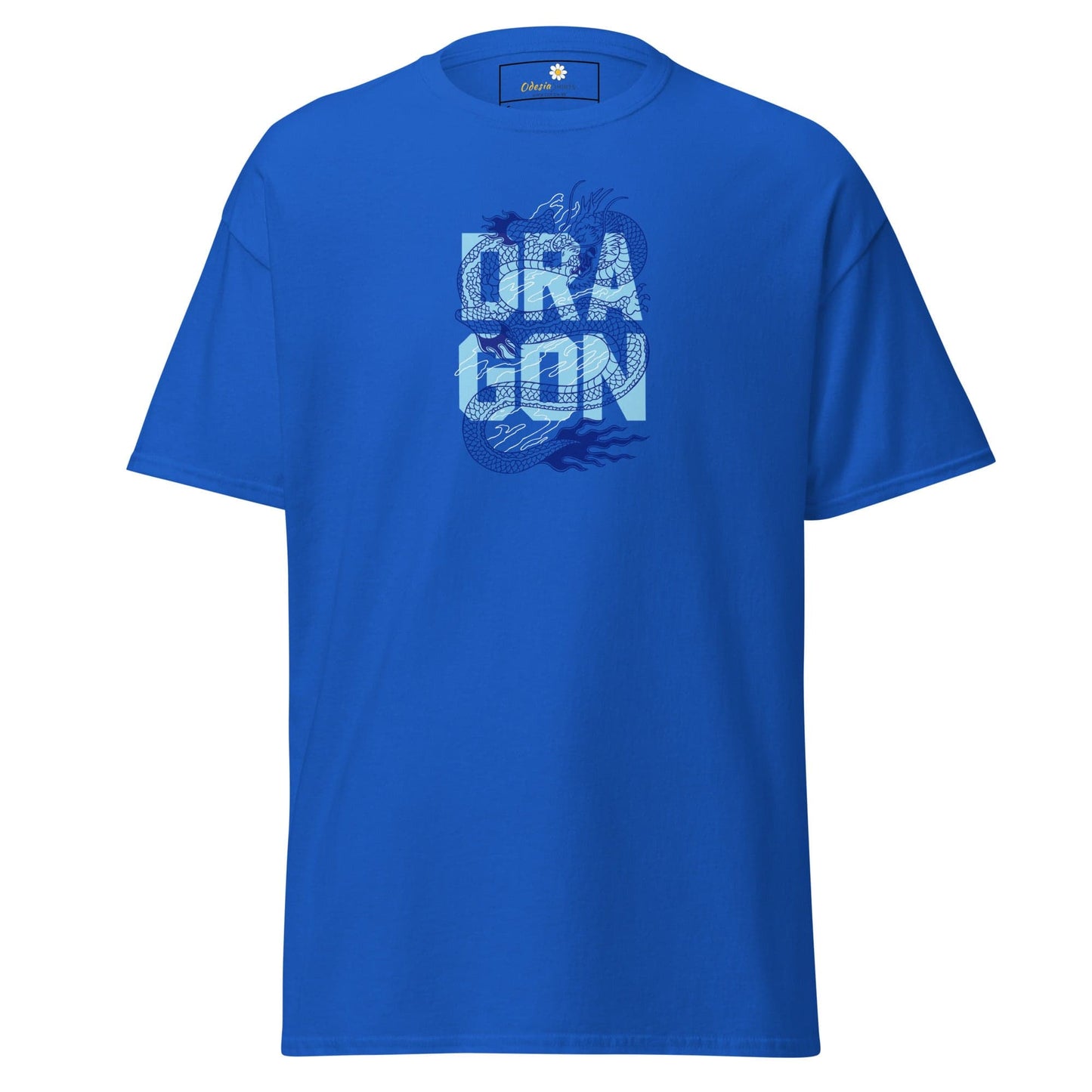 Unisex classic t-shirt - MYSTIC BLUE DRAGON - REGULAR - Royal / S