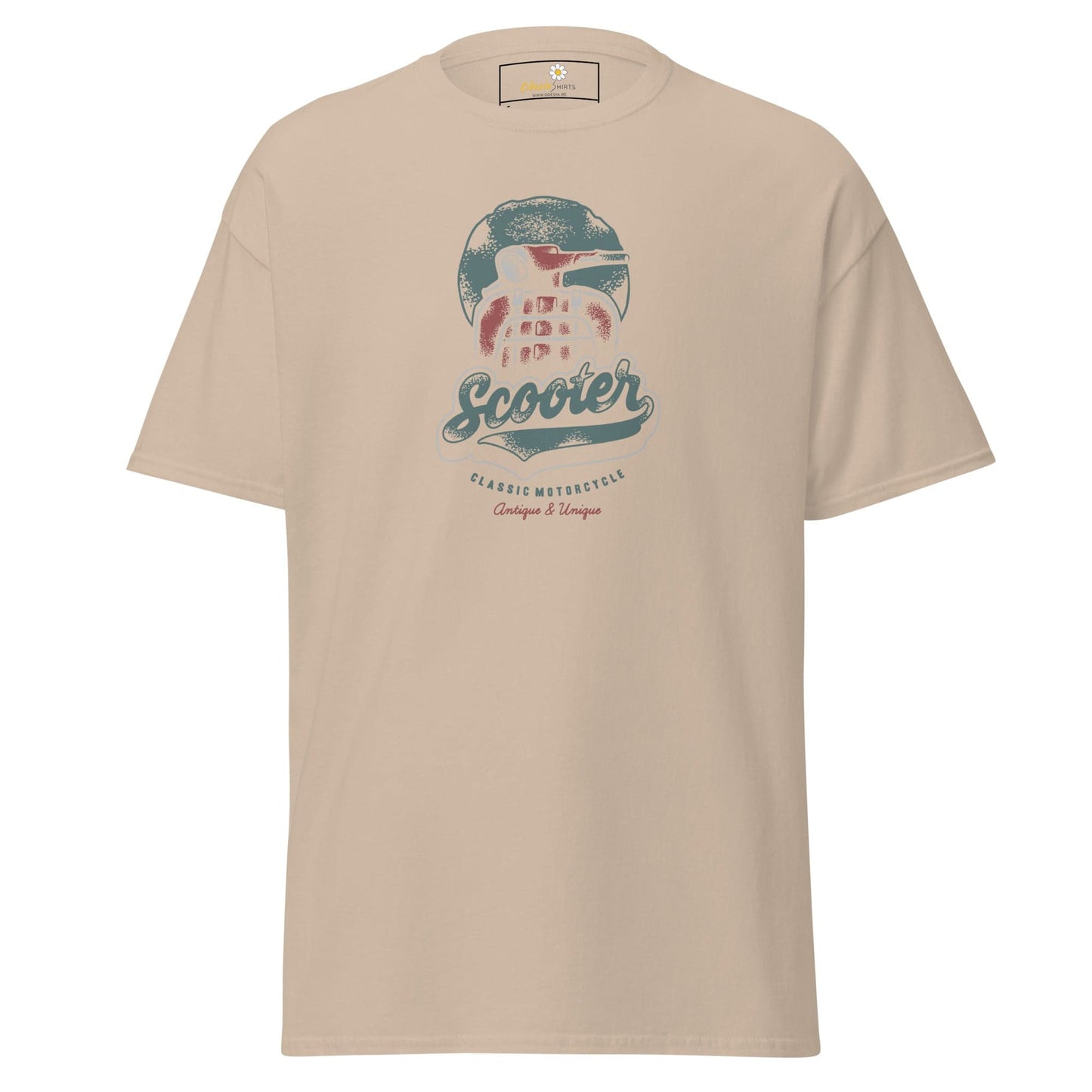 Unisex classic t-shirt - VINTAGE SCOOTER - REGULAR - Sand / S
