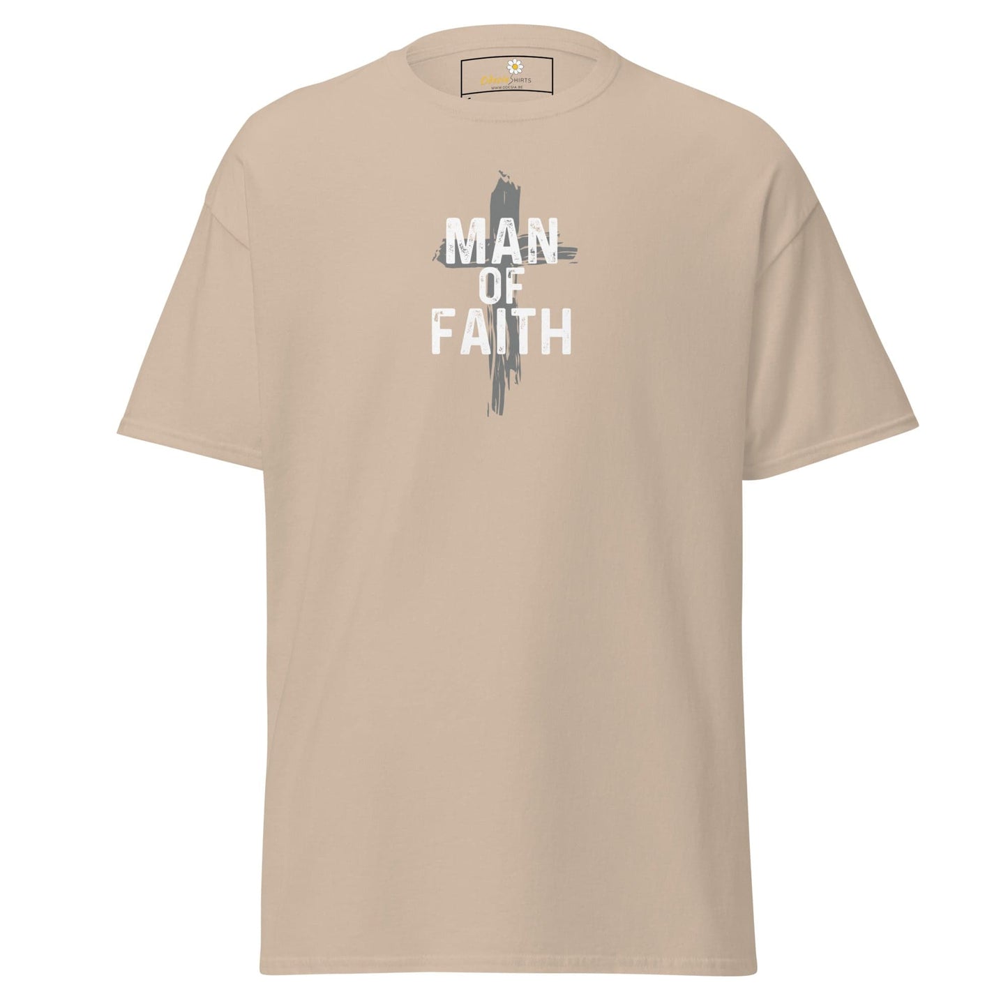 Unisex classic tee - SPIRITUAL MAN OF FAITH - REGULAR - Sand / S