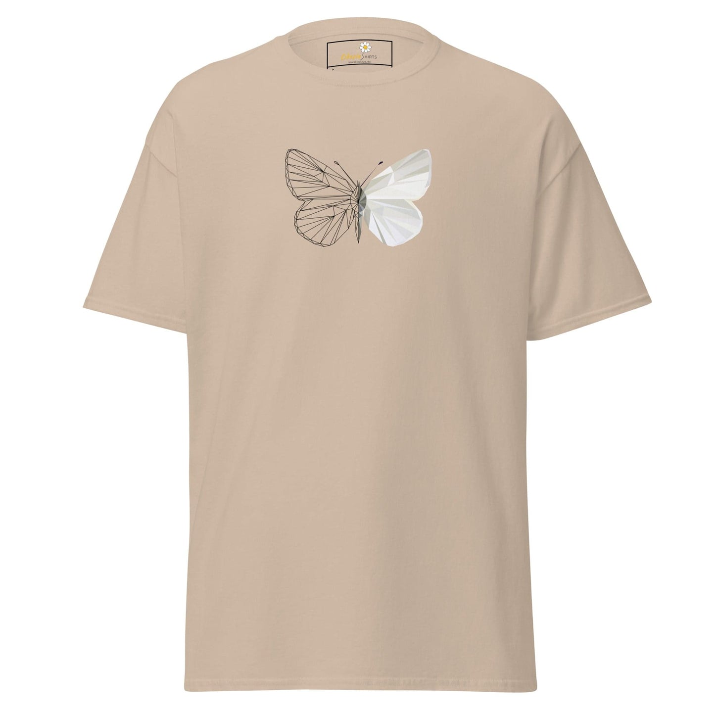 Unisex classic tee - ANIMALS BUTTERFLY - REGULAR - Sand / S