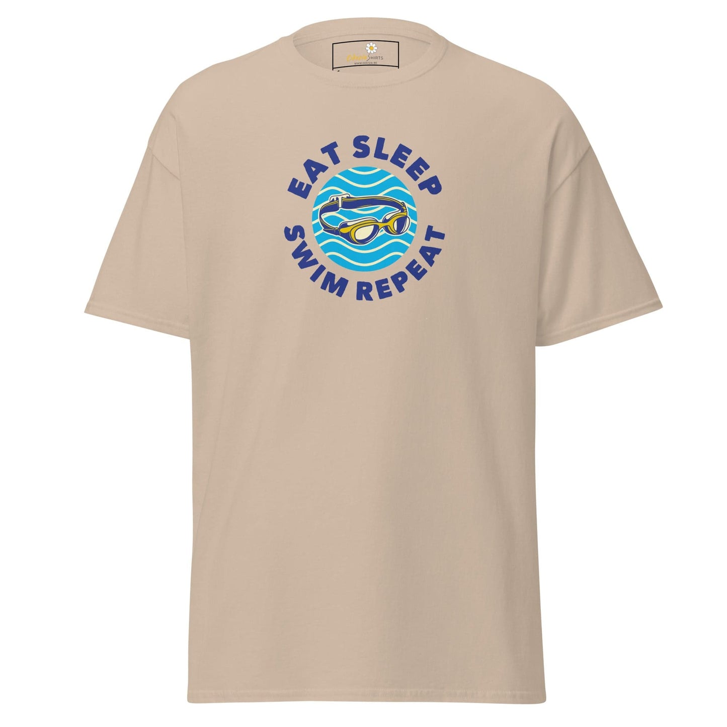 Unisex classic t-shirt - SPORT EAT SWIM SLEEP - REGULAR - Sand / S