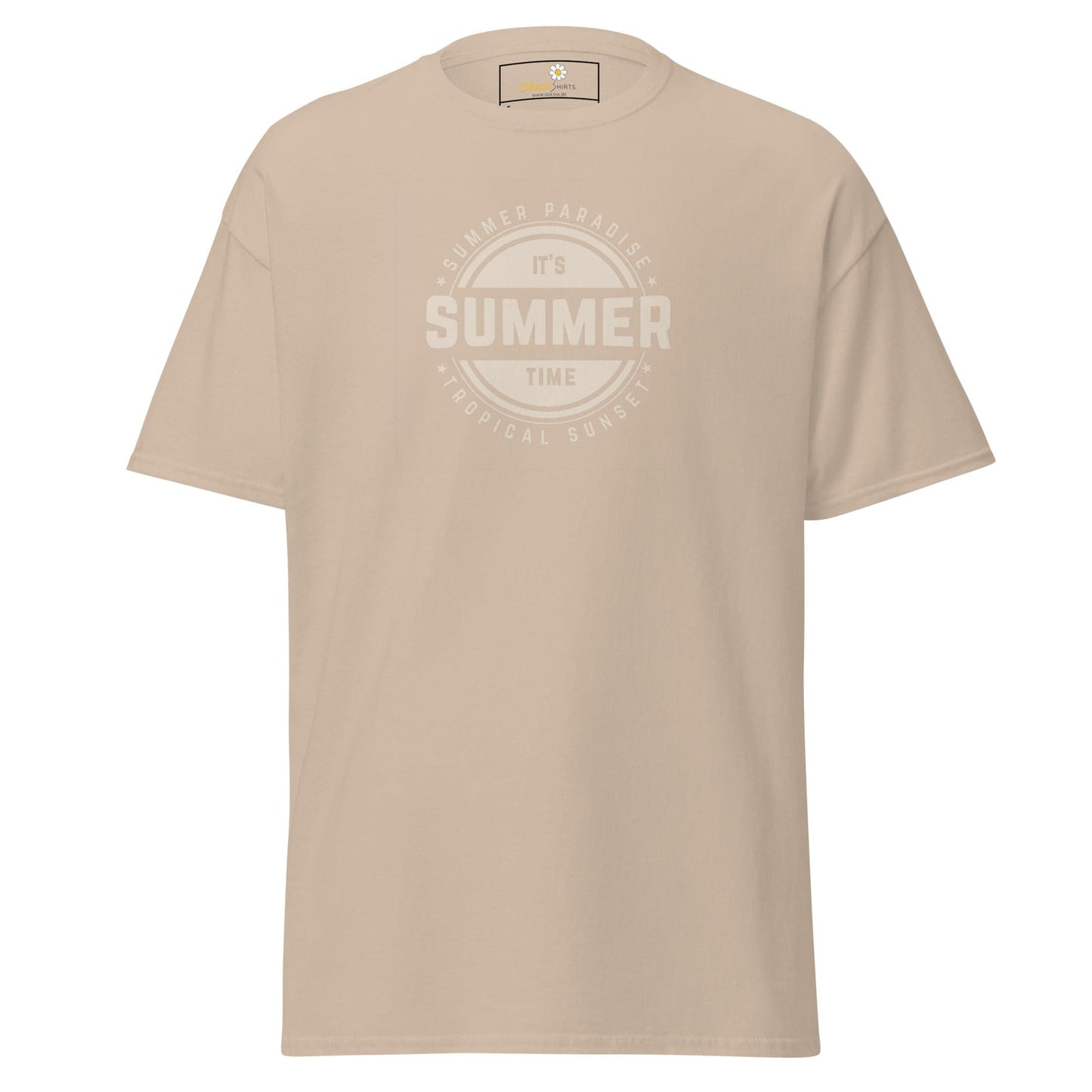 Unisex classic t-shirt - SUMMER TROPICAL - REGULAR - Sand / S