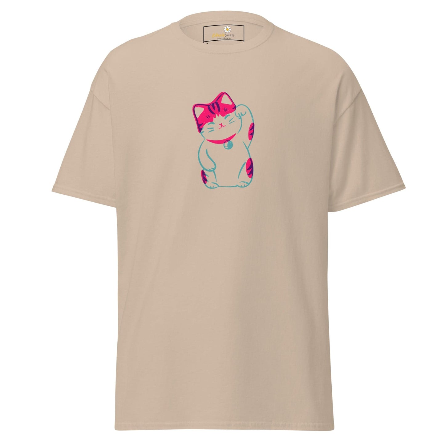 Unisex classic tee - ANIMALS SPIRITUAL LUCKY CAT 2 - REGULAR - Sand / S
